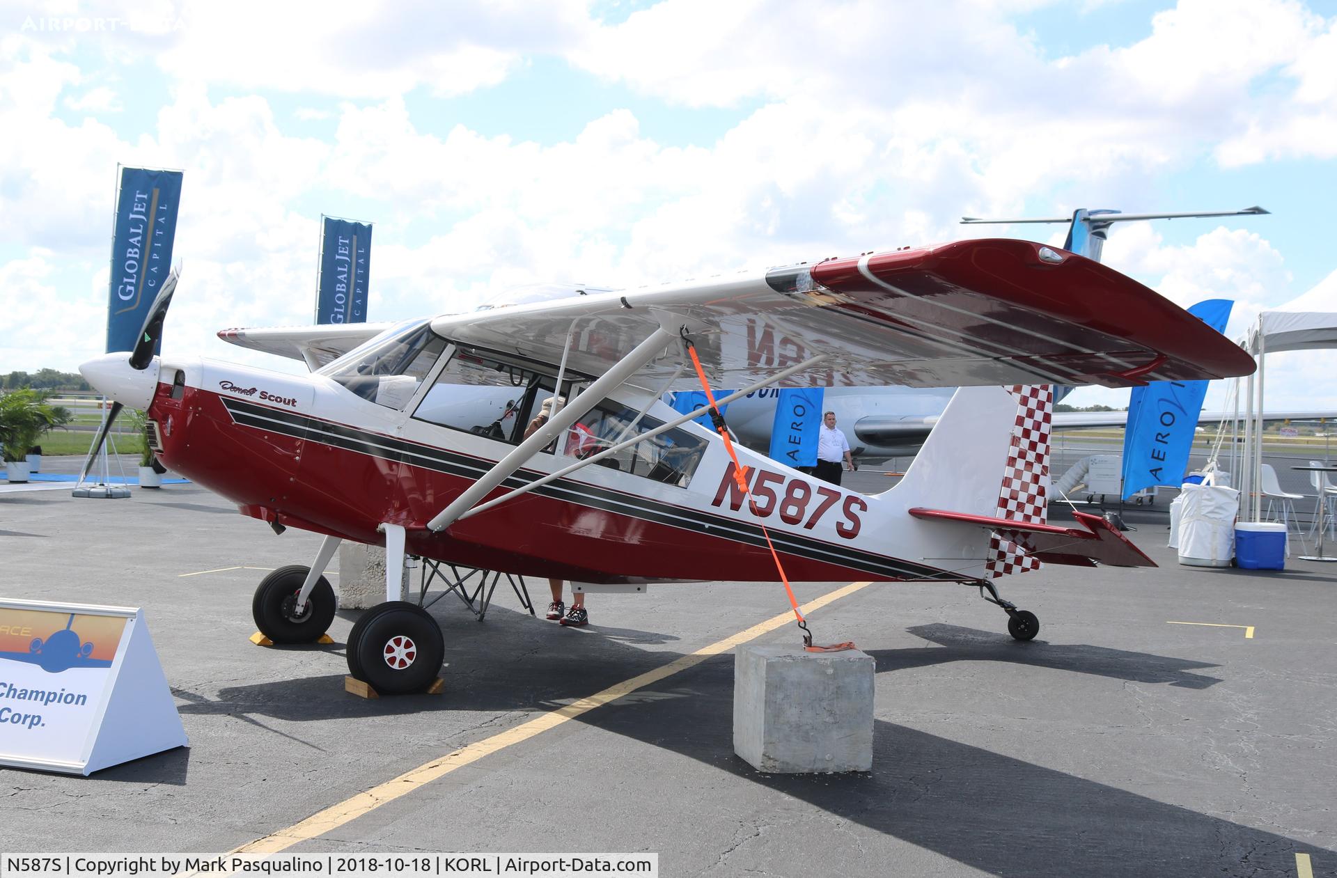 N587S, 2017 American Champion 8GCBC Scout C/N 587-2017, American Champion 8GCBC