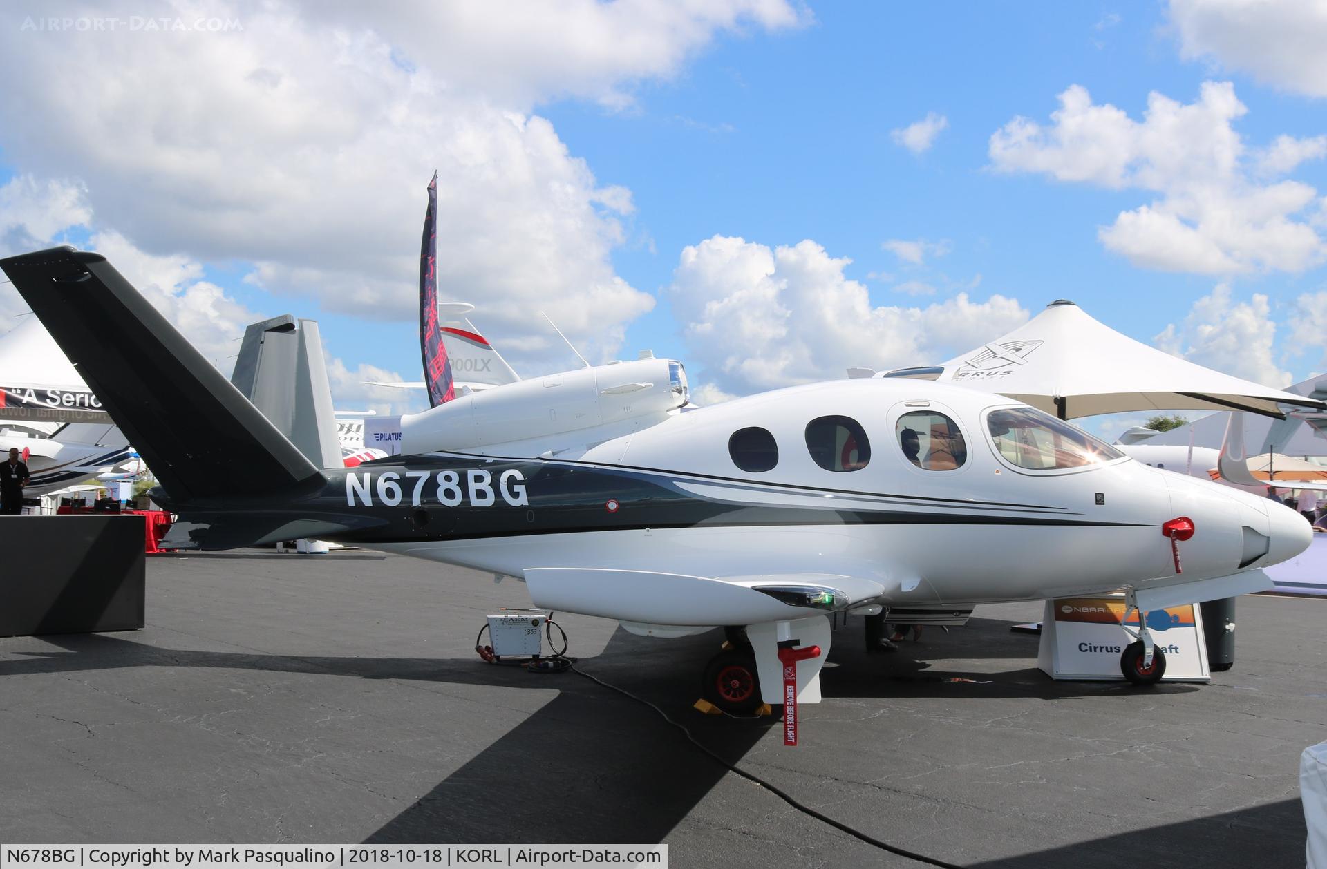 N678BG, 2018 Cirrus SF50 Vision C/N 0070, Cirrus SF50