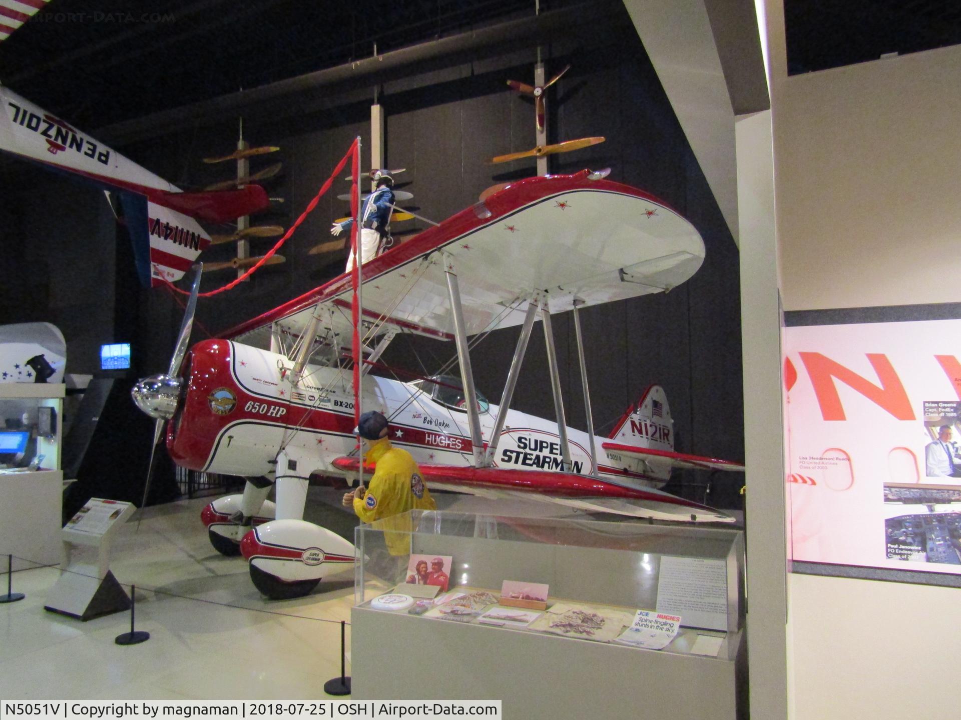 N5051V, 1943 Boeing E75N1 C/N 75-8798, in EAA museum