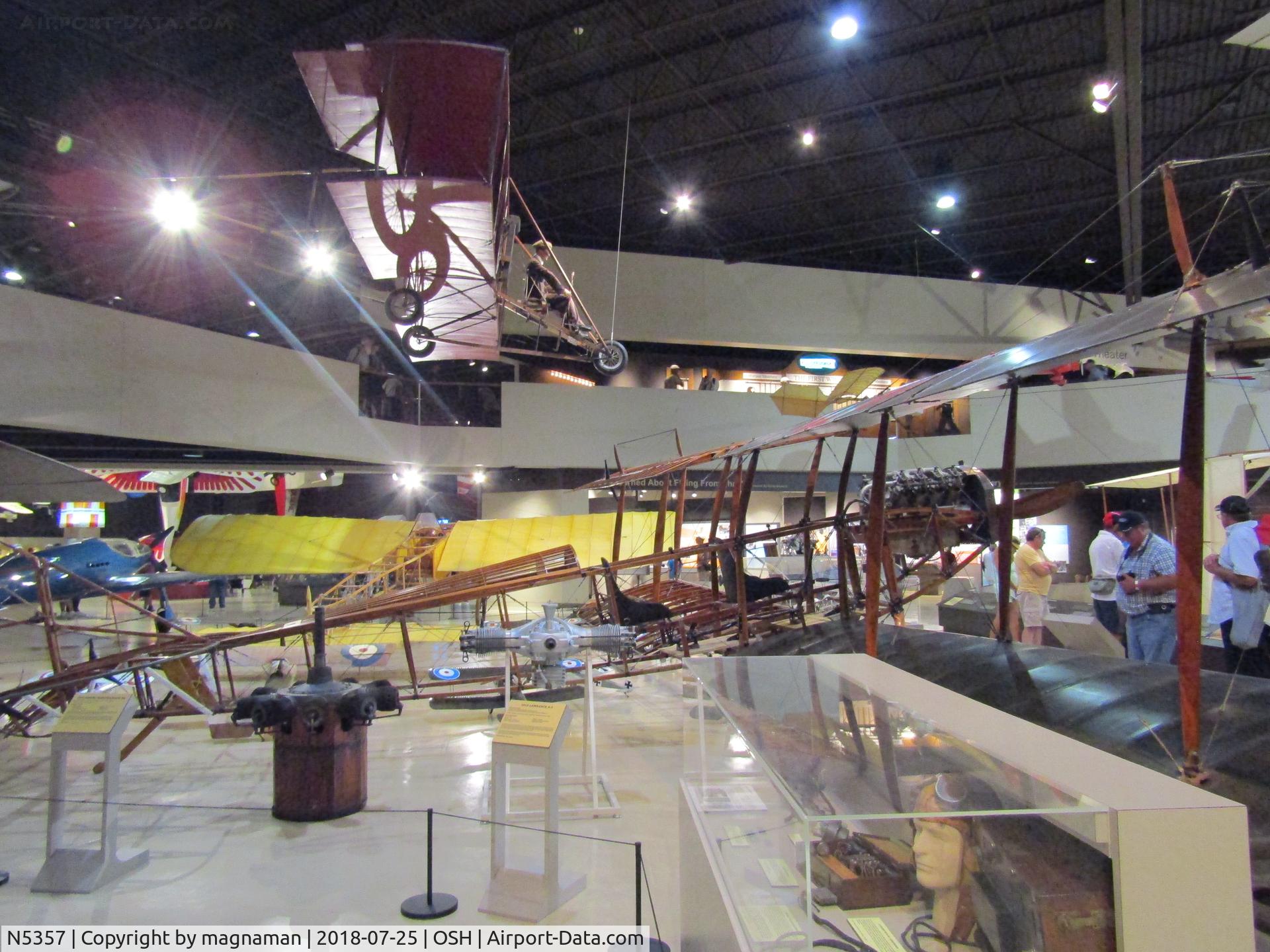 N5357, 1918 Curtiss JN-4D Jenny C/N 11741, at EAA museum