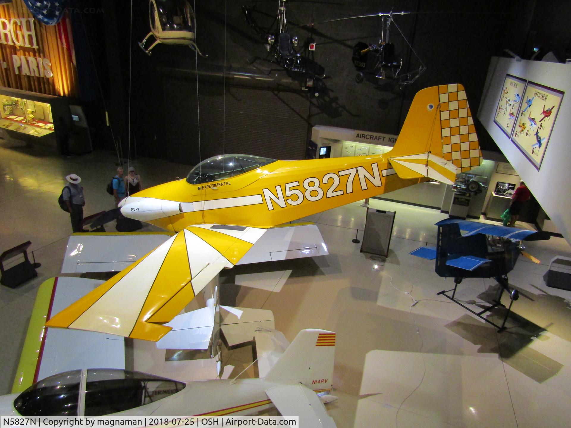 N5827N, 1955 Vans RV-1 C/N 171, from gallery