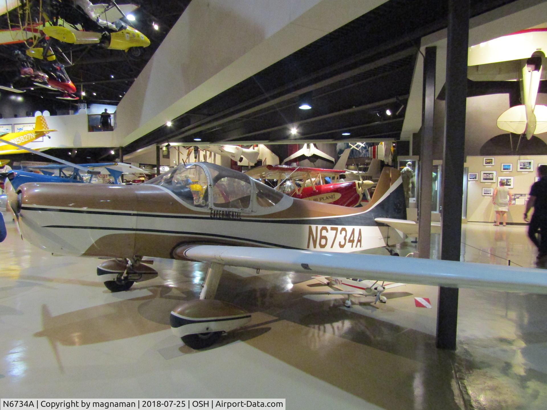 N6734A, 1967 Piel CP-304 Emeraude C/N 1018, in EAA museum