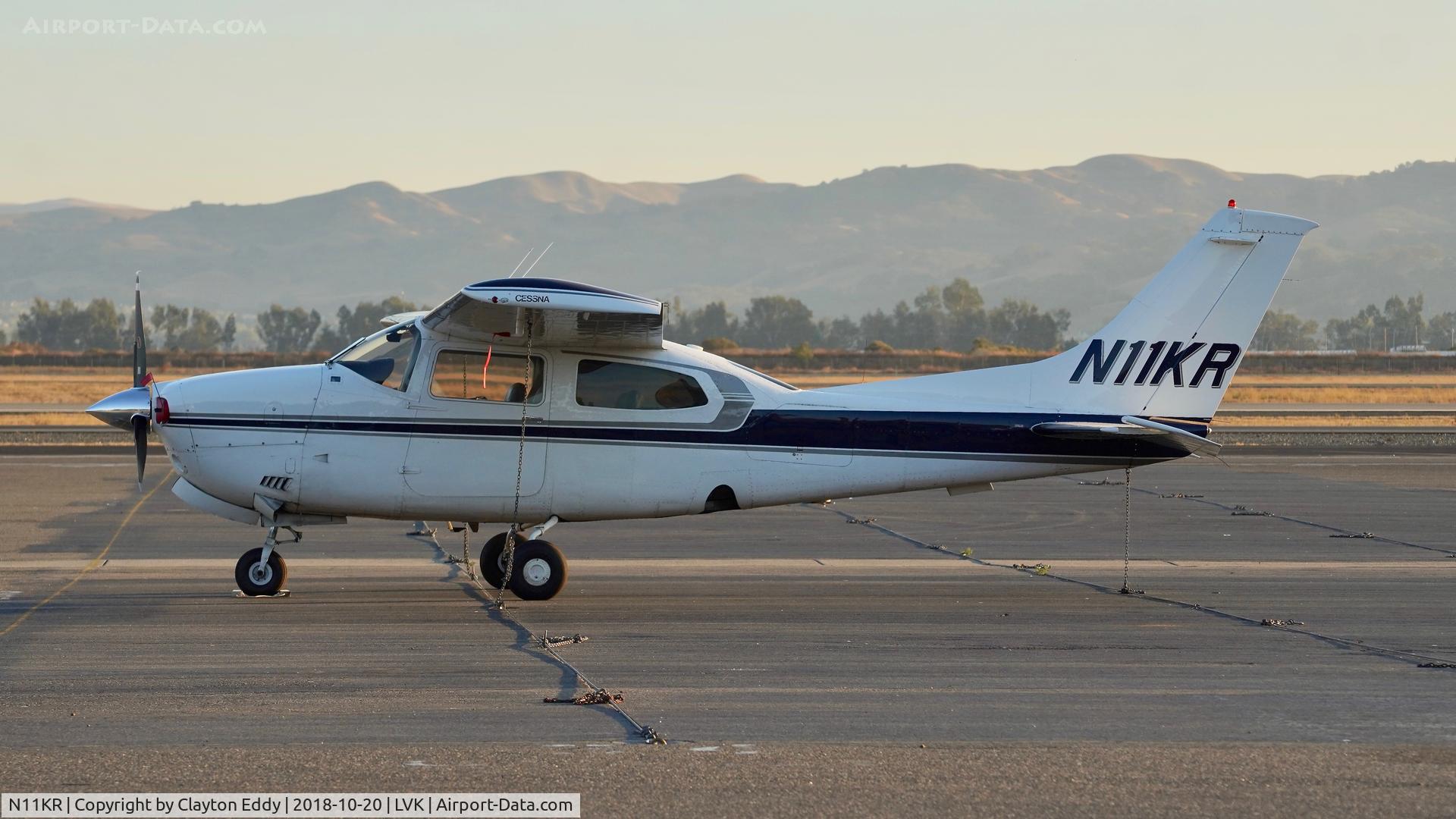 N11KR, 1976 Cessna T210L Turbo Centurion C/N 21061249, Livermore Airport California 2018.
