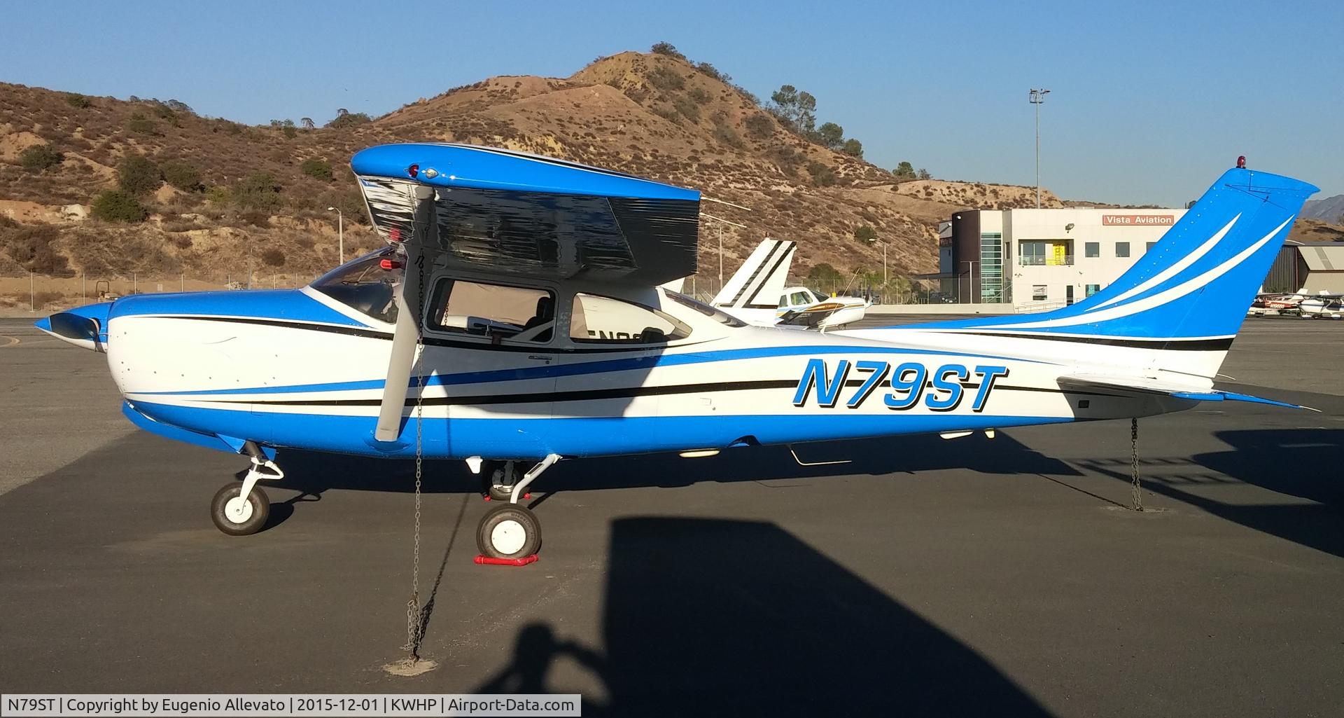 N79ST, 1978 Cessna R182 Skylane RG C/N R18200222, Just out of paint shop.