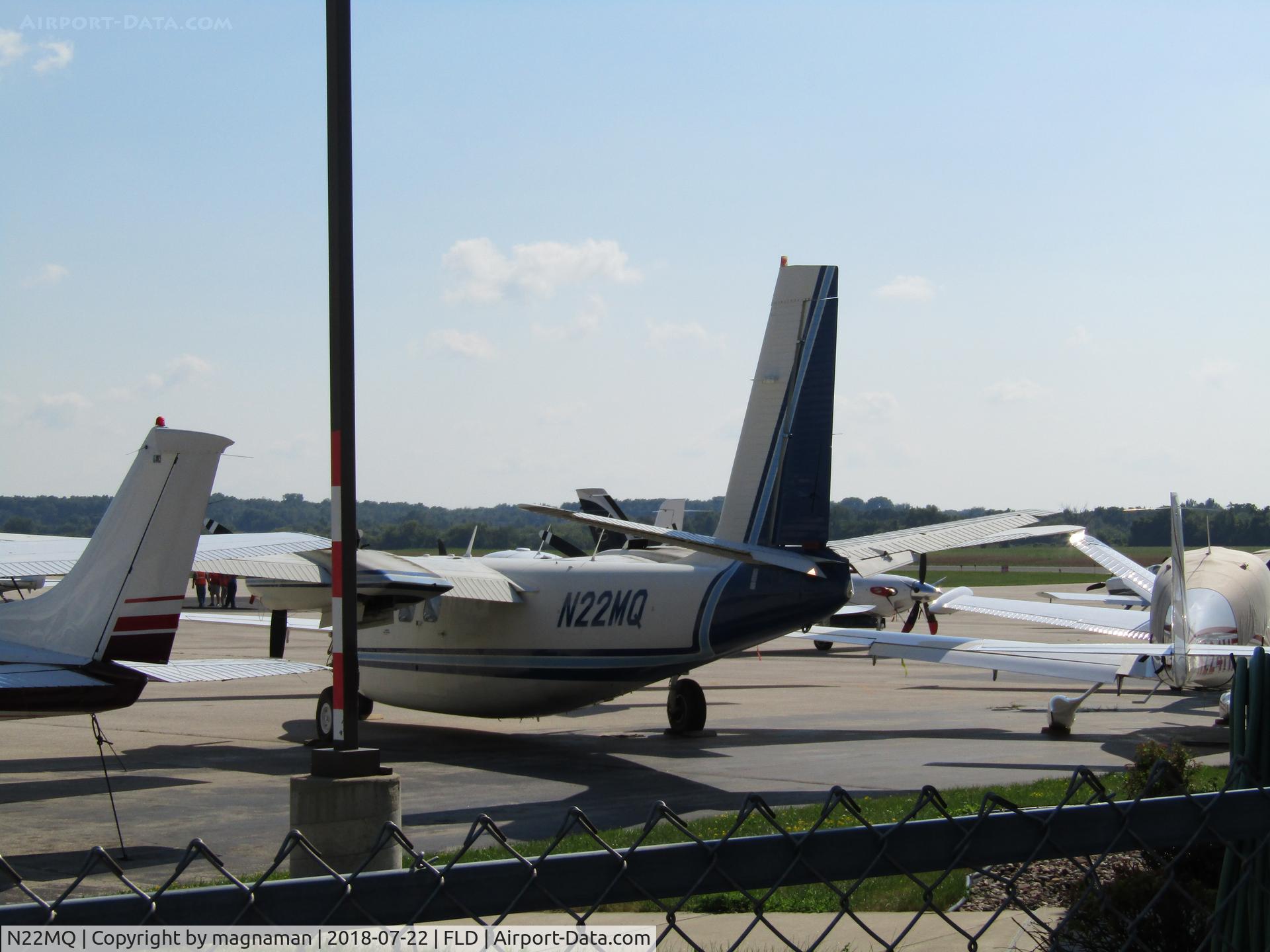 N22MQ, 1963 Aero Commander 500-B C/N 500A-1271-94, at FLD tight apron