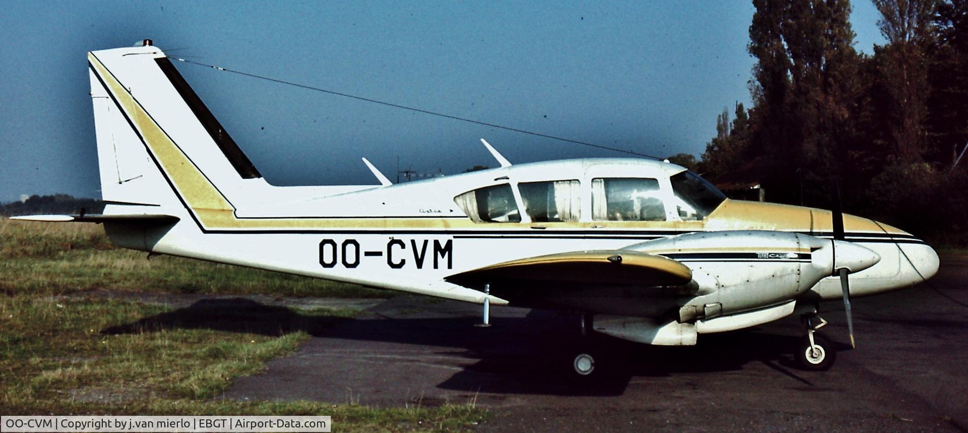 OO-CVM, 1969 Piper PA-23-250D Aztec C/N 27-4081, Ghent, Belgium '79
