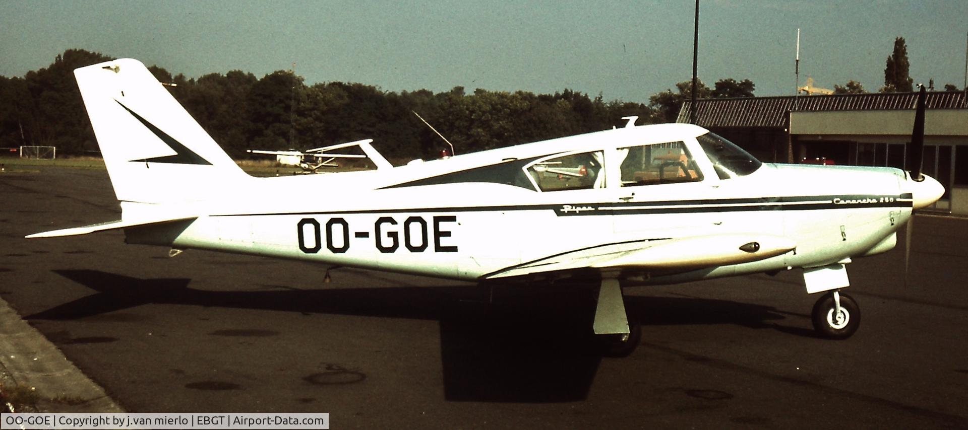OO-GOE, 1963 Piper PA-24-250 Comanche C/N 243364, Ghent, Belgium '79