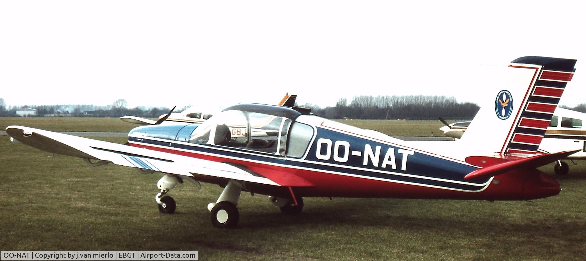 OO-NAT, 1973 Socata MS-880B Rallye Club C/N 2253, Ghent, Belgium '79