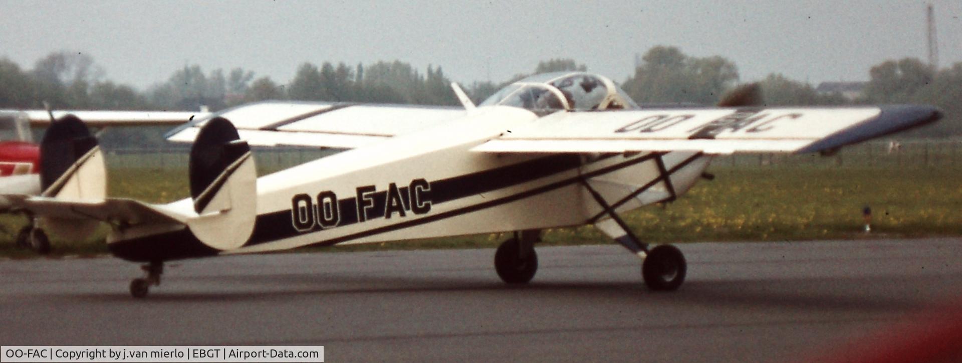 OO-FAC, 1948 SNCAC NC.858 C/N 12, Ghent, Belgium '79