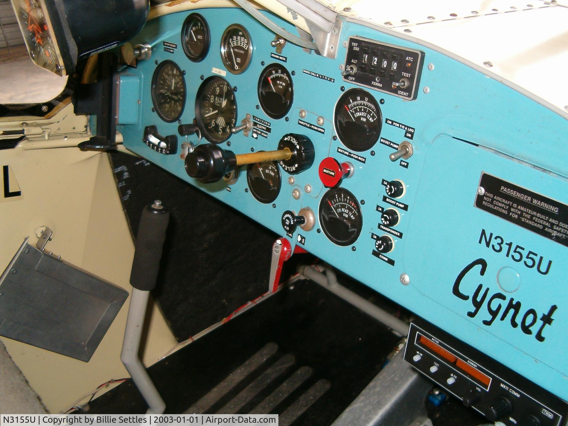 N3155U, 1992 Hapi Cygnet SF-2A C/N 295, Panel
