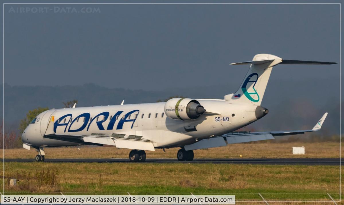 S5-AAY, 2003 Bombardier CRJ-701ER (CL-600-2C10) Regional Jet C/N 10080, Bombardier CRJ-701ER