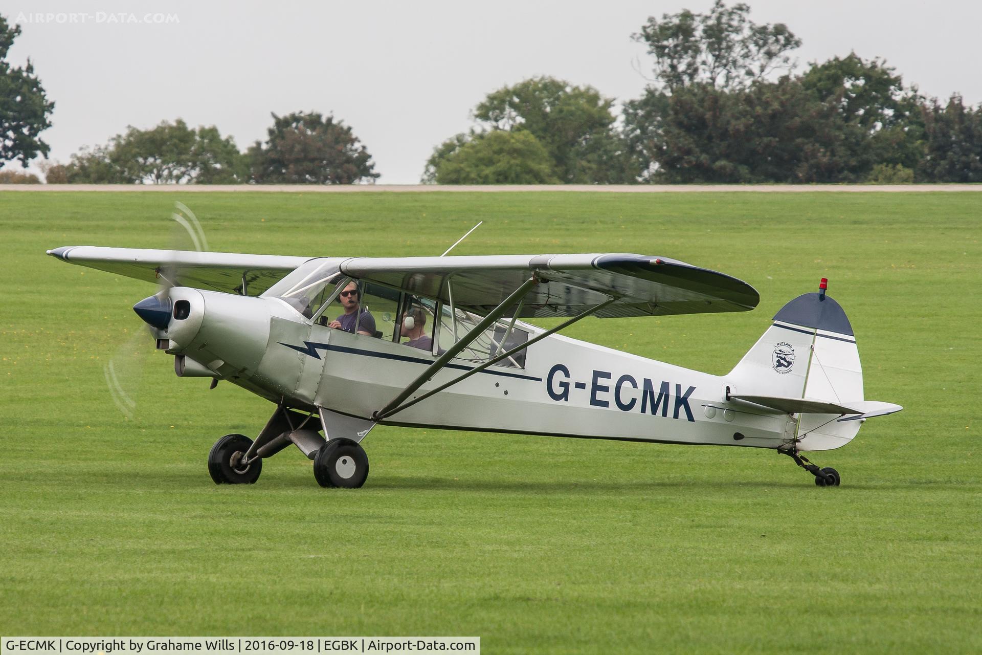 G-ECMK, 1982 Piper PA-18-150 Super Cub C/N 18-8209022, Piper PA-18-150 Super Cub G-ECMK Shacklewell Super Cub Group, Sywell 18/9/16