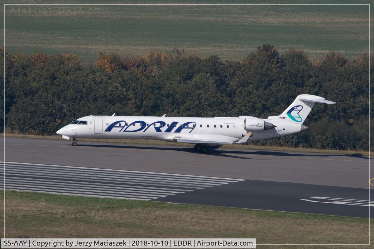 S5-AAY, 2003 Bombardier CRJ-701ER (CL-600-2C10) Regional Jet C/N 10080, Bombardier CRJ-701ER
