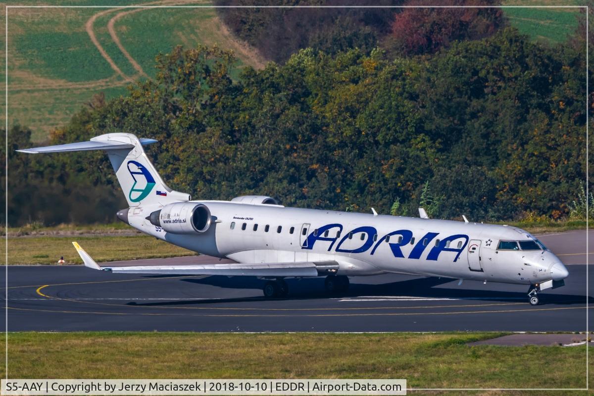 S5-AAY, 2003 Bombardier CRJ-701ER (CL-600-2C10) Regional Jet C/N 10080, Bombardier CRJ-701ER