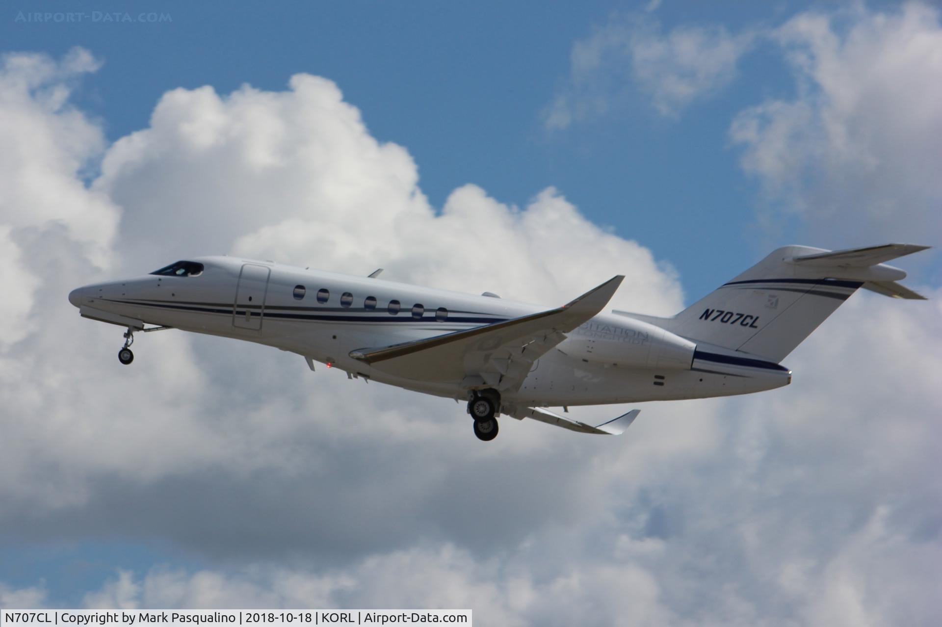 N707CL, 2017 Cessna 700 Citation Longitude C/N 700-0007, Cessna 700