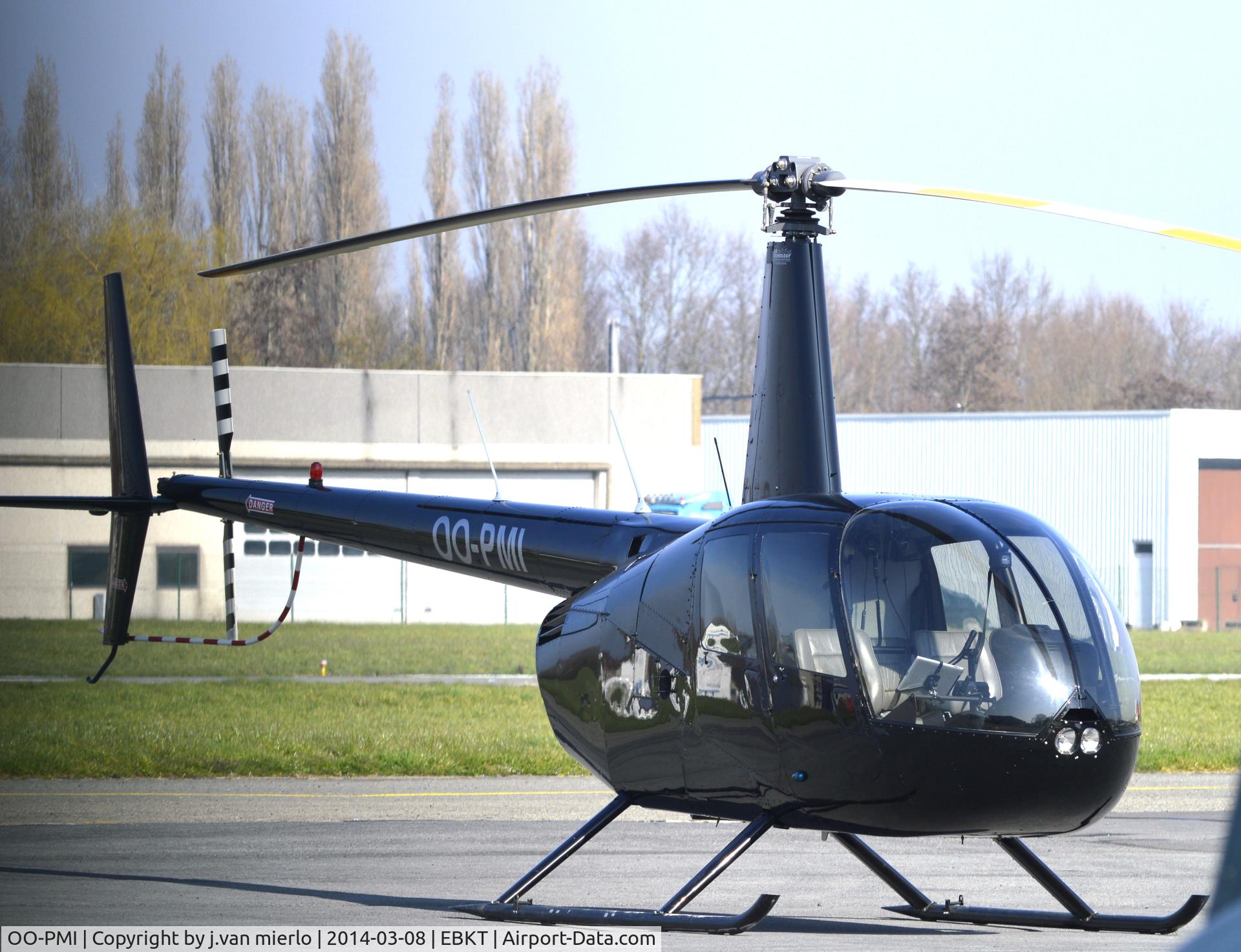OO-PMI, Robinson R44 Raven I C/N 1878, Kortrijk, Wevelgem airport, Belgium