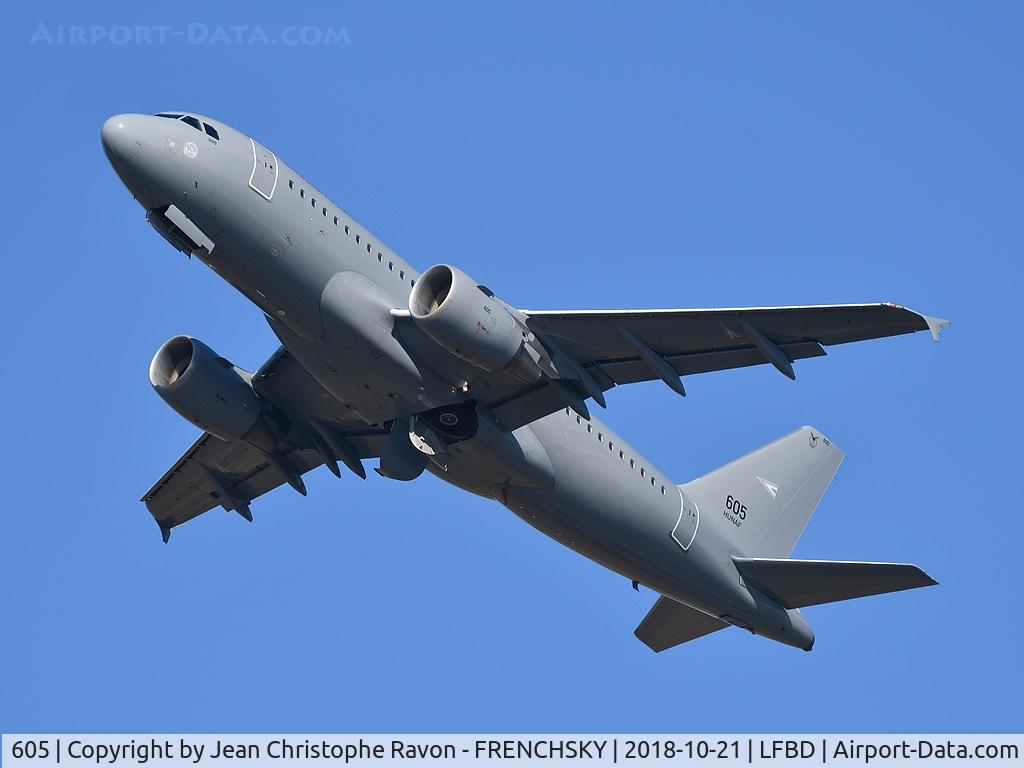 605, 2009 Airbus A319-112 C/N 3865, Hungary Air Force 621 take off runway 23