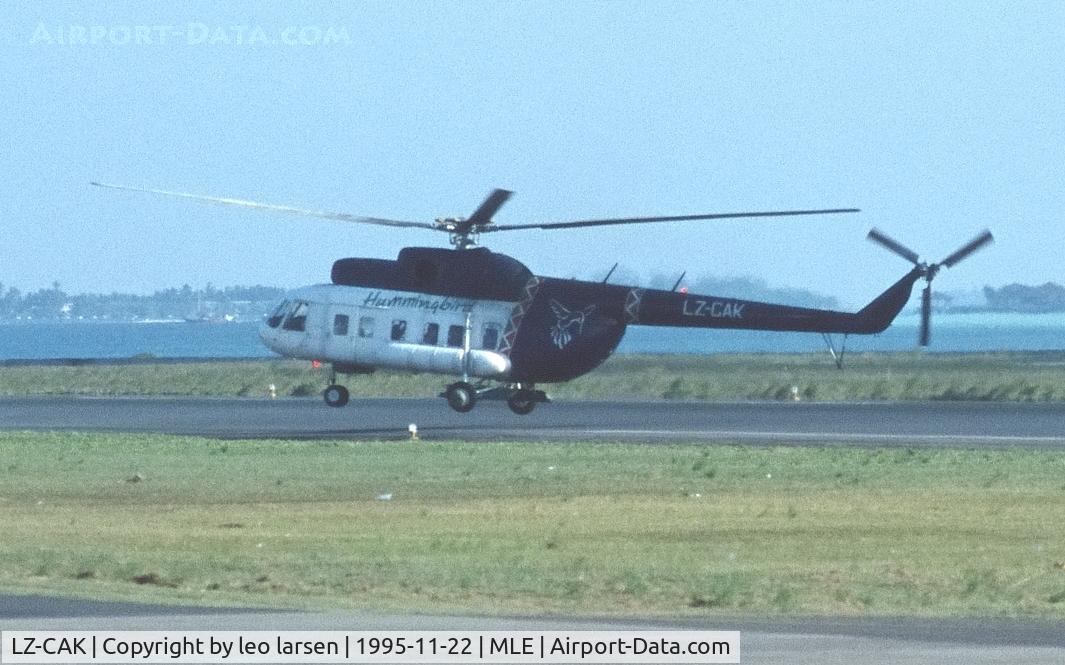 LZ-CAK, 1981 Mil Mi-8S Hip C/N 10316, Male 22.11.1995