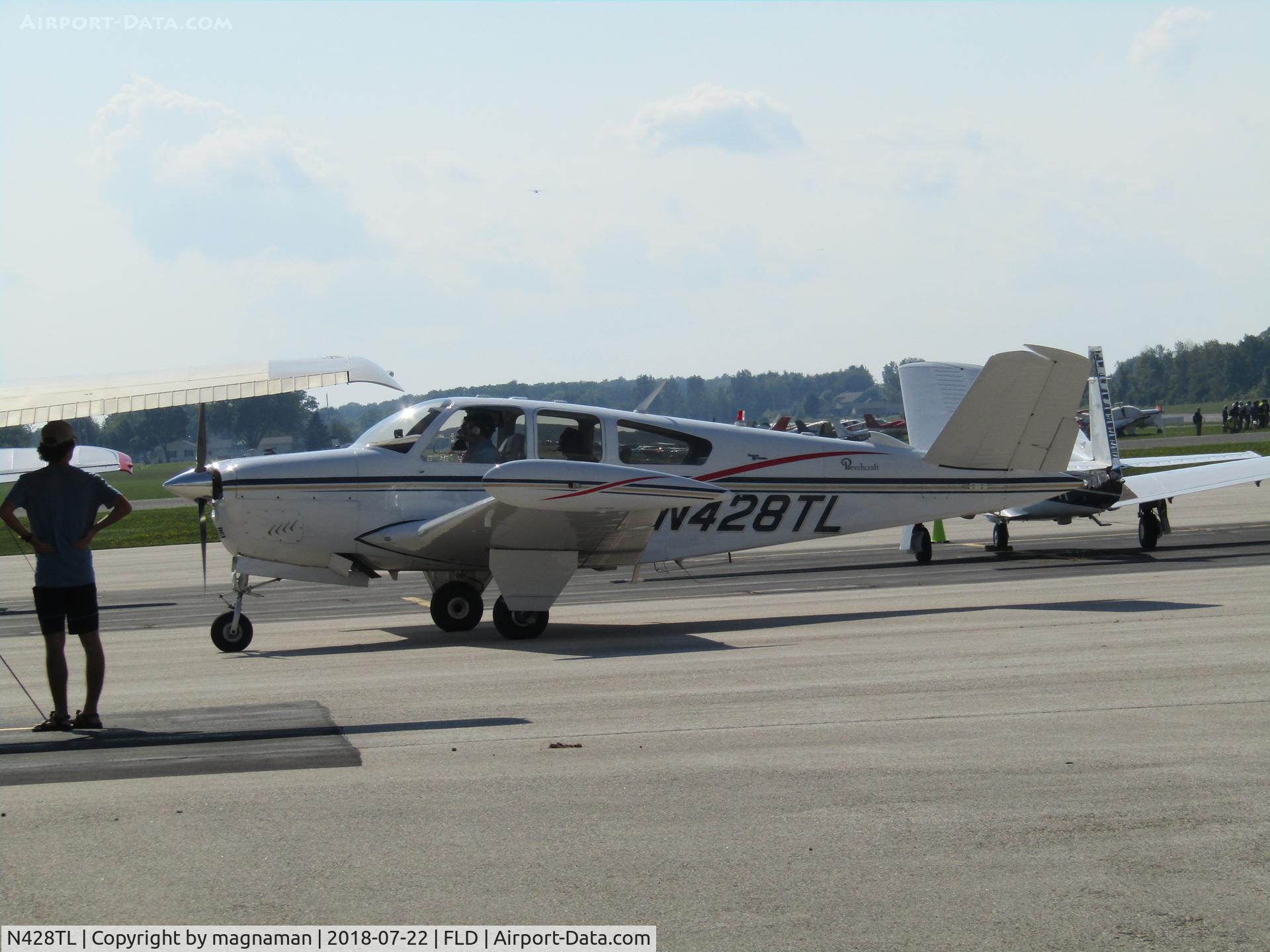 N428TL, 1967 Beech V35A Bonanza C/N D-8632, on apron