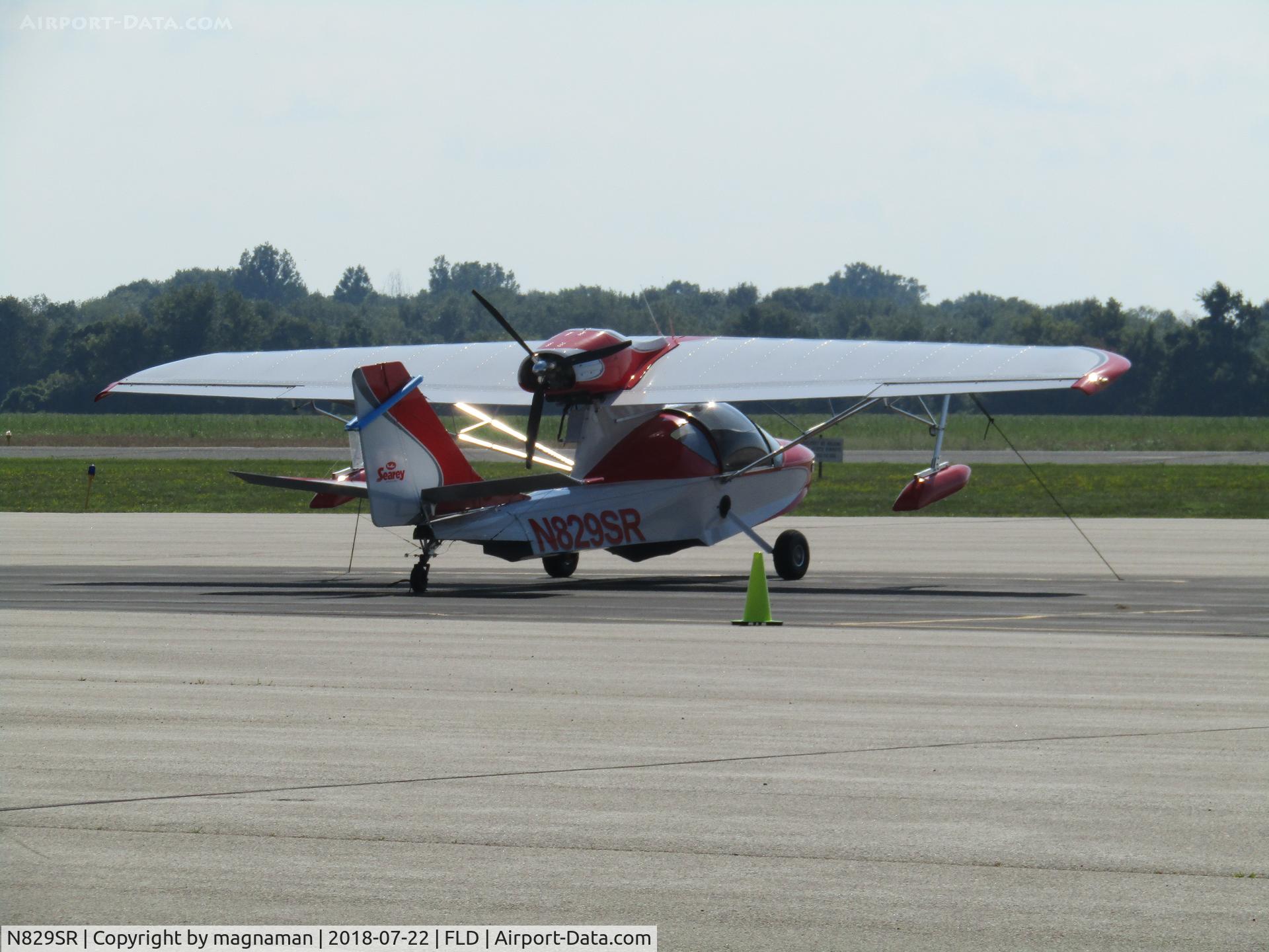 N829SR, 2016 Progressive Aerodyne SeaRey LSA C/N 1067, at fond du lac