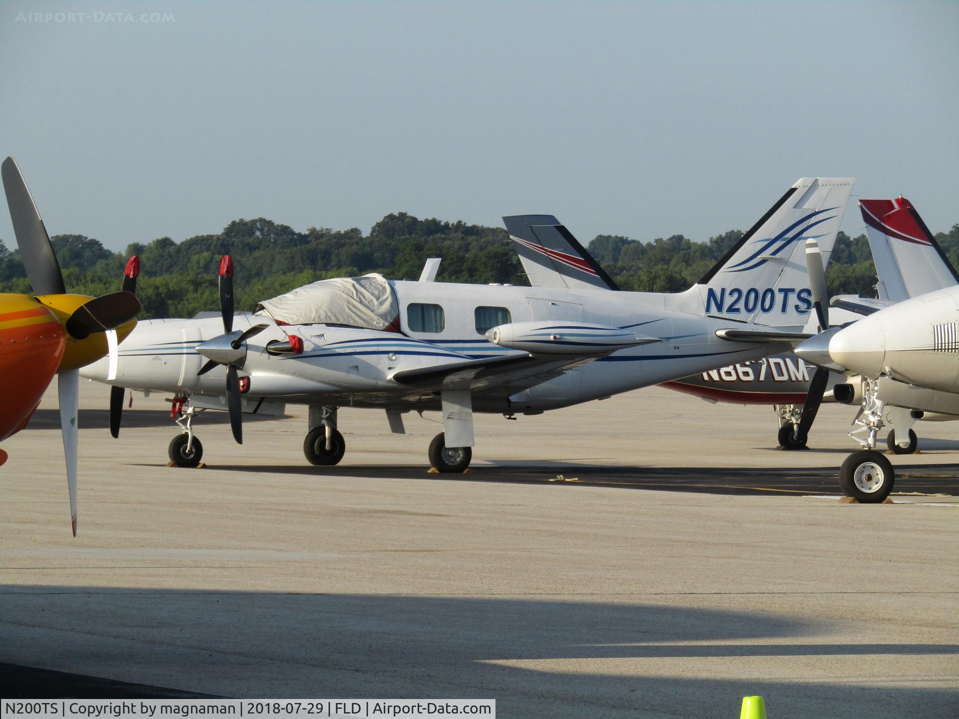 N200TS, 1978 Piper PA-31T1 Cheyenne 1 C/N 31T-7804002, at FLD