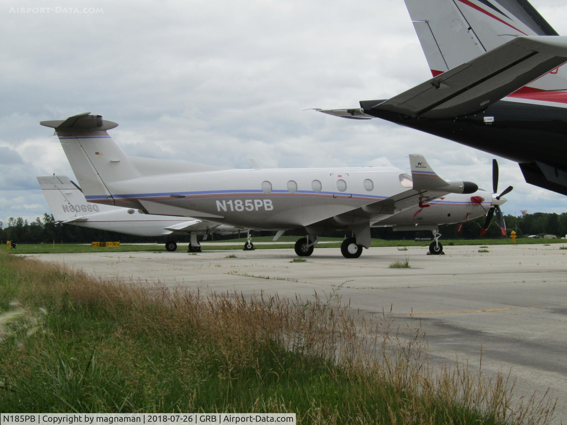 N185PB, 1997 Pilatus PC-12/45 C/N 185, cool PC12 at green bay