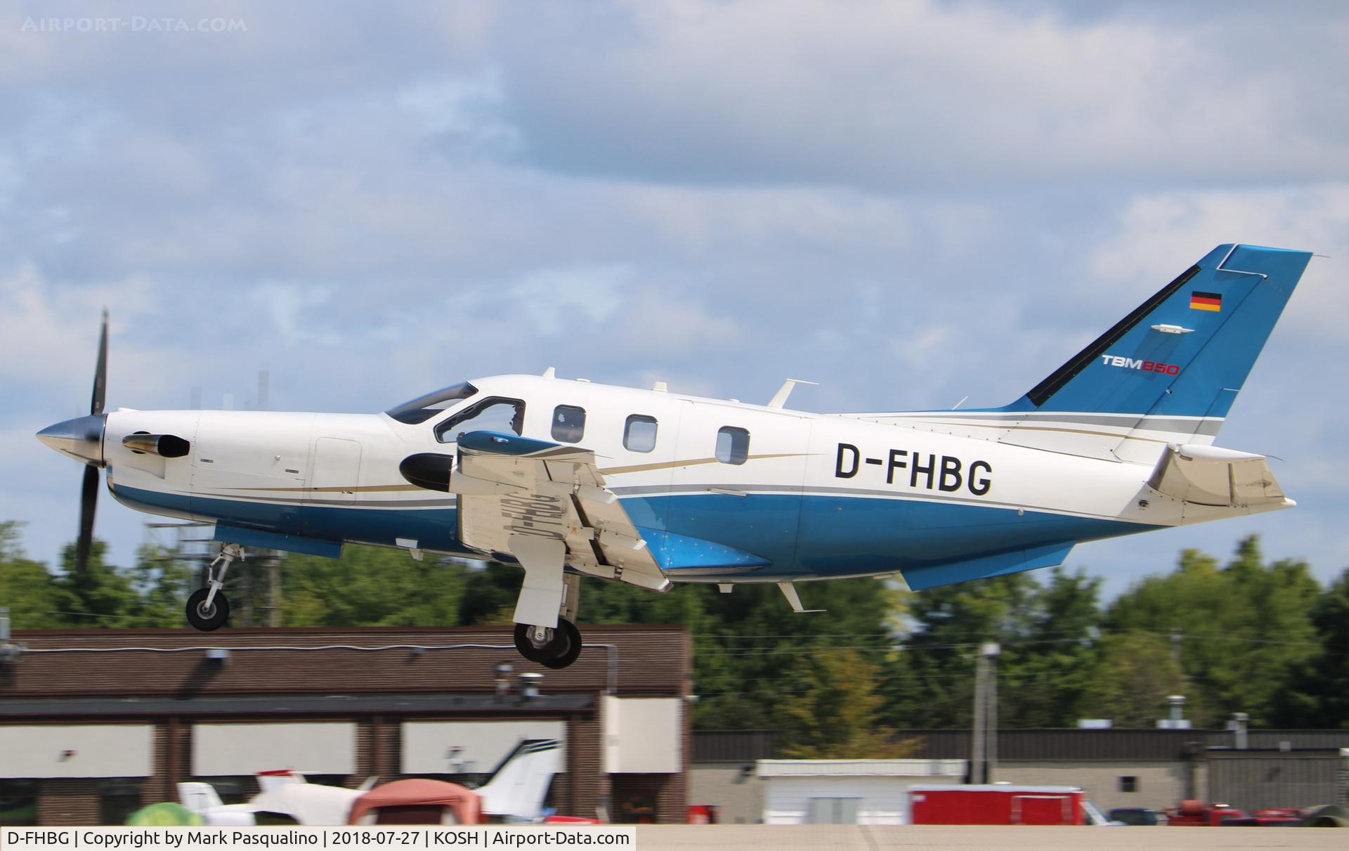 D-FHBG, 2012 Socata TBM-850 C/N 617, Socata TBM 850