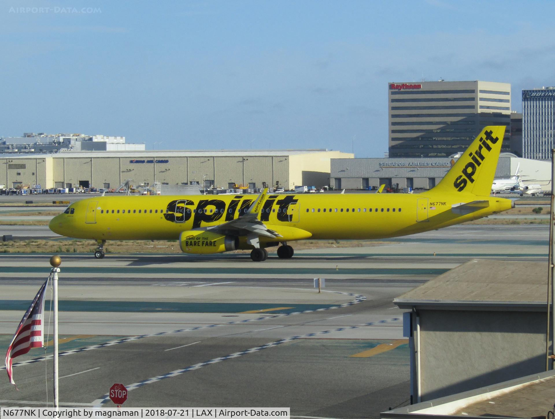 N677NK, 2017 Airbus A321-231 C/N 7690, lots of these spirit a/c here and at Chicago