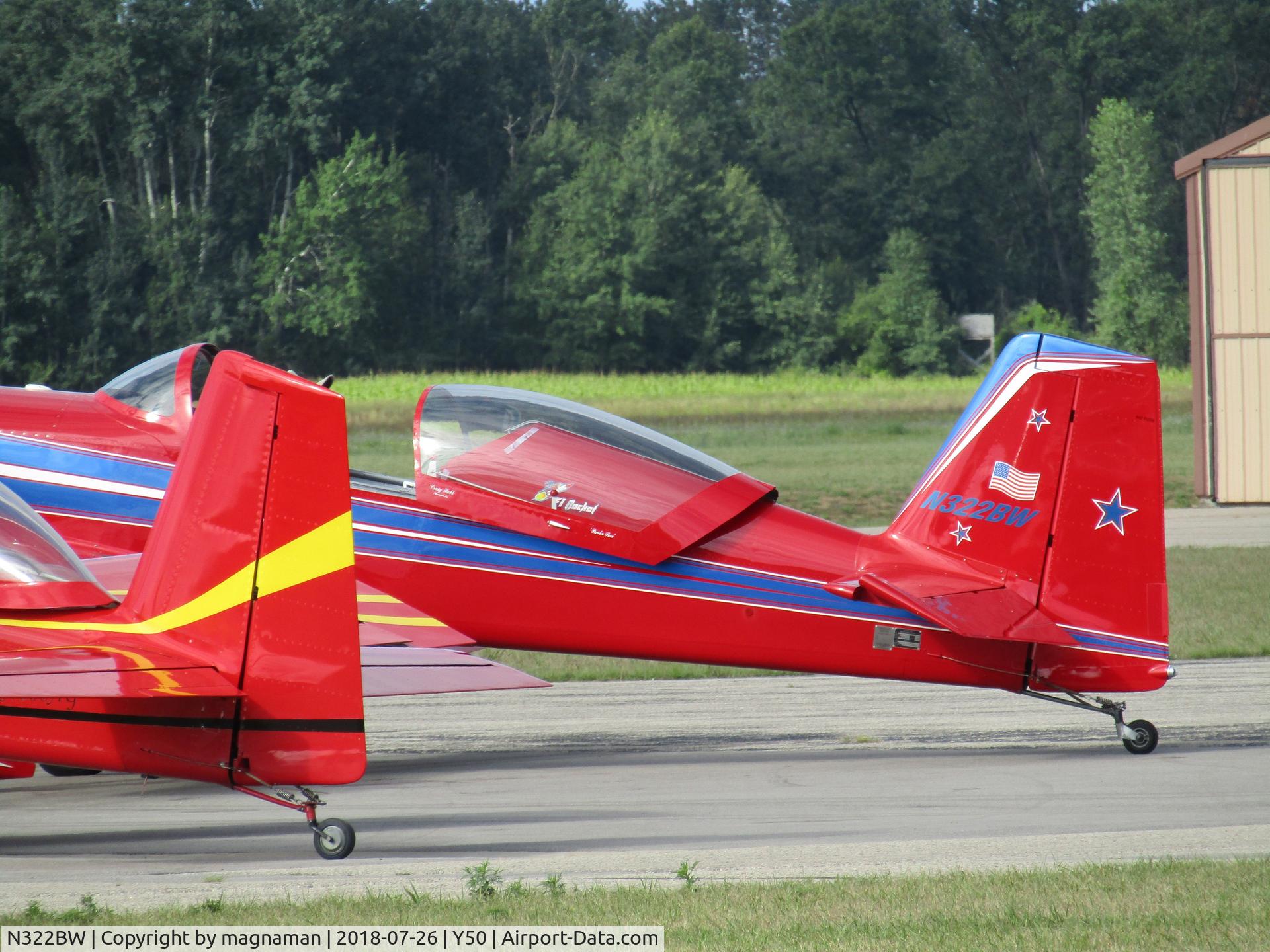 N322BW, 2003 Team Rocket F-1 Rocket C/N 026, nice rocket at Wautoma