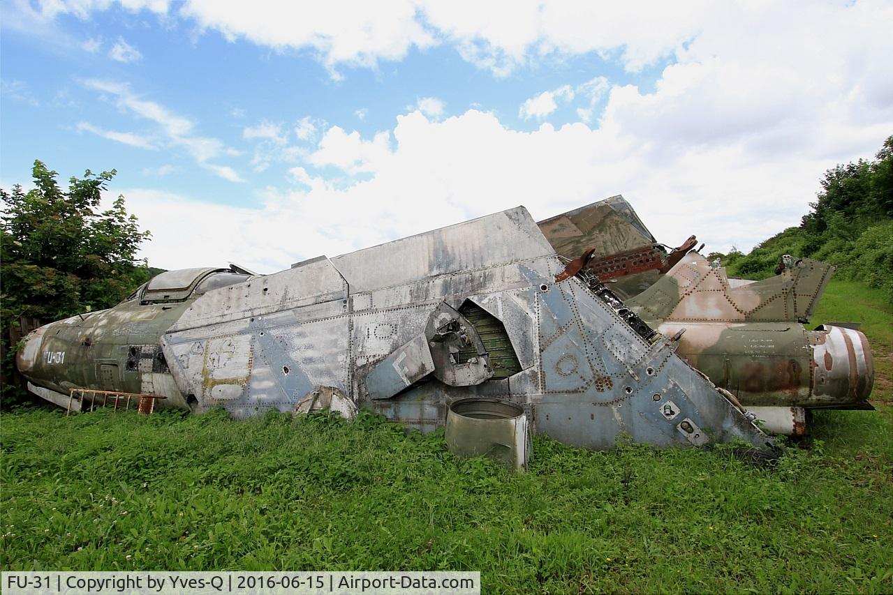 FU-31, Republic F-84F-51-RE Thunderstreak C/N Not found FU-31, Republic F-84F-51-RE Thunderstreak, Savigny-Les Beaune Museum