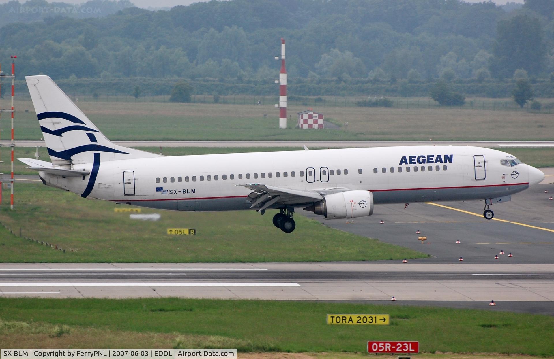 SX-BLM, 1991 Boeing 737-42C C/N 24813, Aegean started operations with used B737's before switching to an all Airbus fleet.