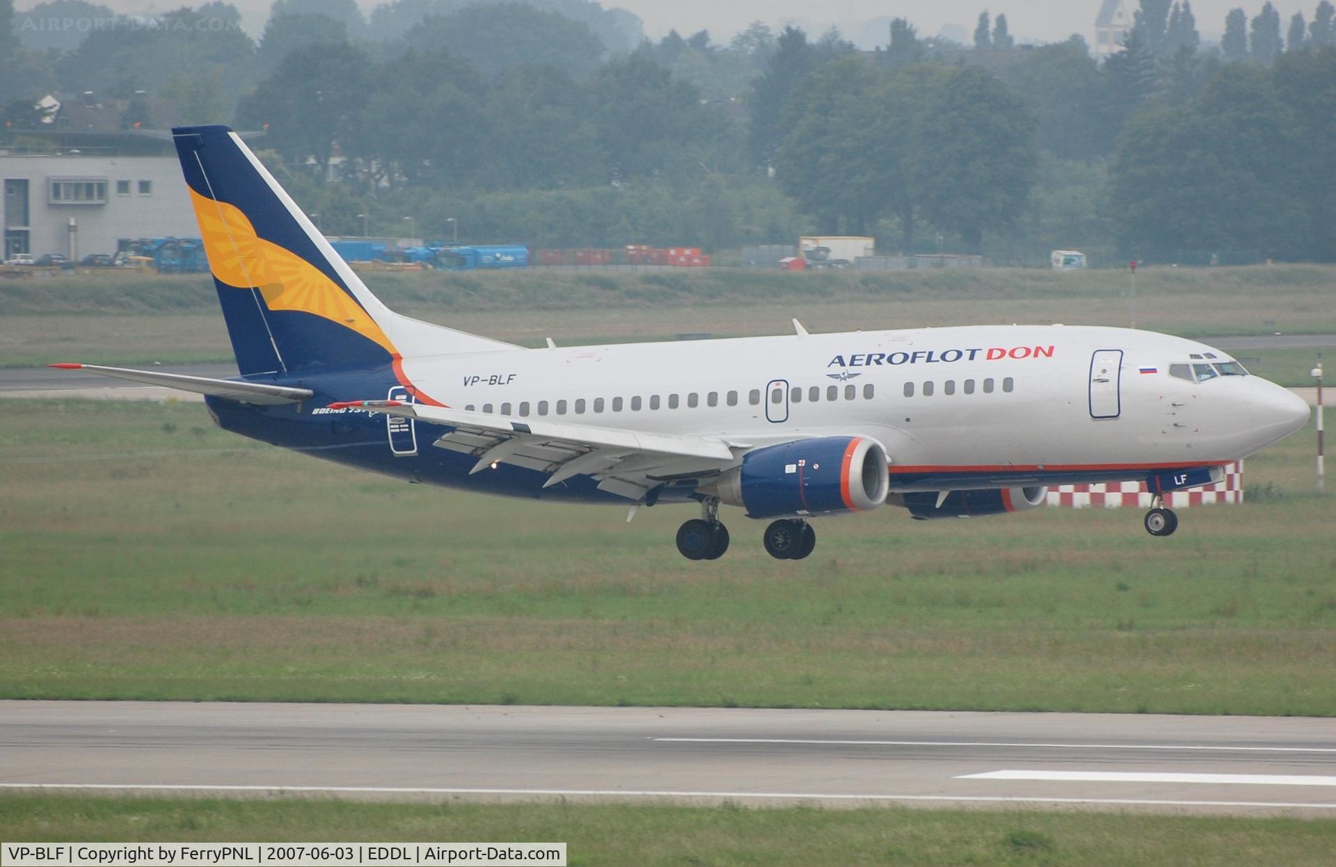 VP-BLF, 1992 Boeing 737-528 C/N 25232, Aeroflot Don B735 landing
