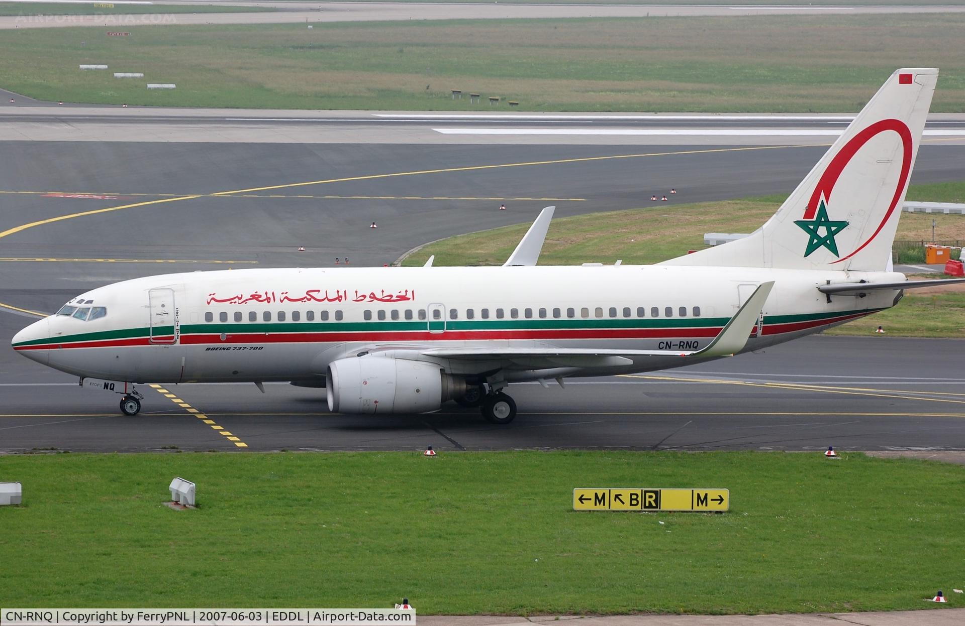 CN-RNQ, 2000 Boeing 737-7B6 C/N 28985, RAM B737 in DUS