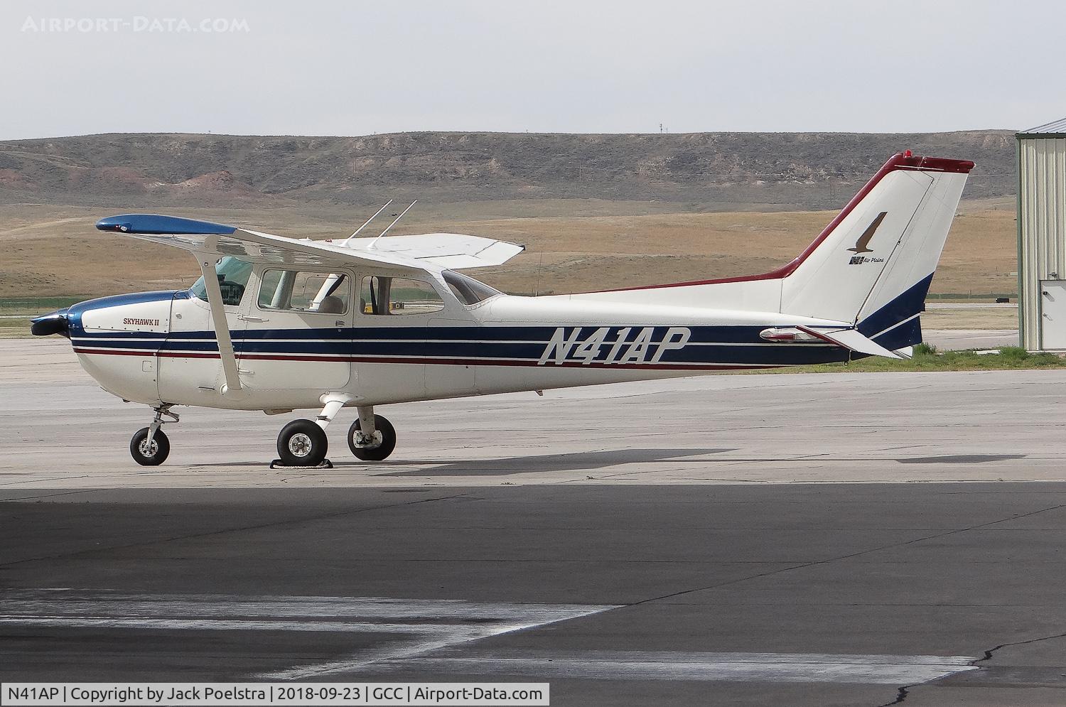 N41AP, 1977 Cessna 172N C/N 17268890, N41AP at Gillette-Campbell county airport WY