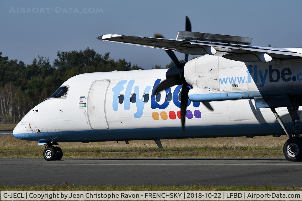 G-JECL, 2005 De Havilland Canada DHC-8-402Q Dash 8 C/N 4114, BE1844 departure to Birmingham (BHX)