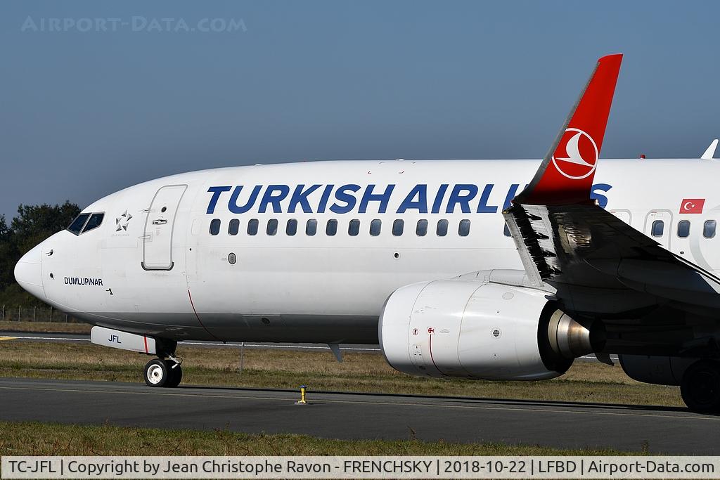 TC-JFL, 1999 Boeing 737-8F2 C/N 29774/269, TK1390 departure to Istanbul