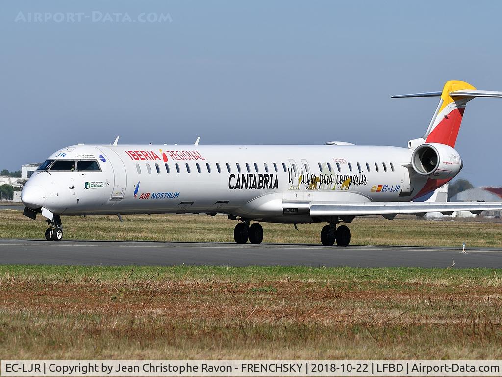 EC-LJR, 2010 Bombardier CRJ-1000ER NG (CL-600-2E25) C/N 19002, Iberia Regional IB8551 departure to Madrid