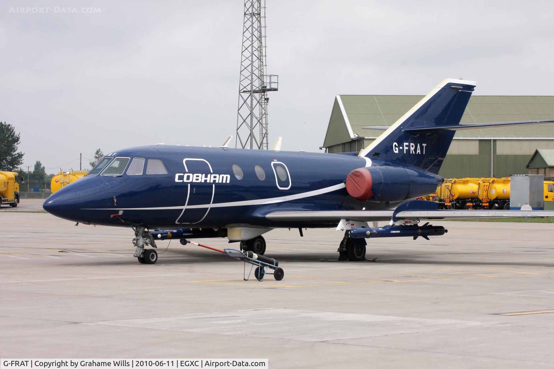 G-FRAT, 1967 Dassault Falcon (Mystere) 20DC C/N 87, Dassault Falcon 20DC G-FRAT Cobham Aviation, Coningsby 11/6/10