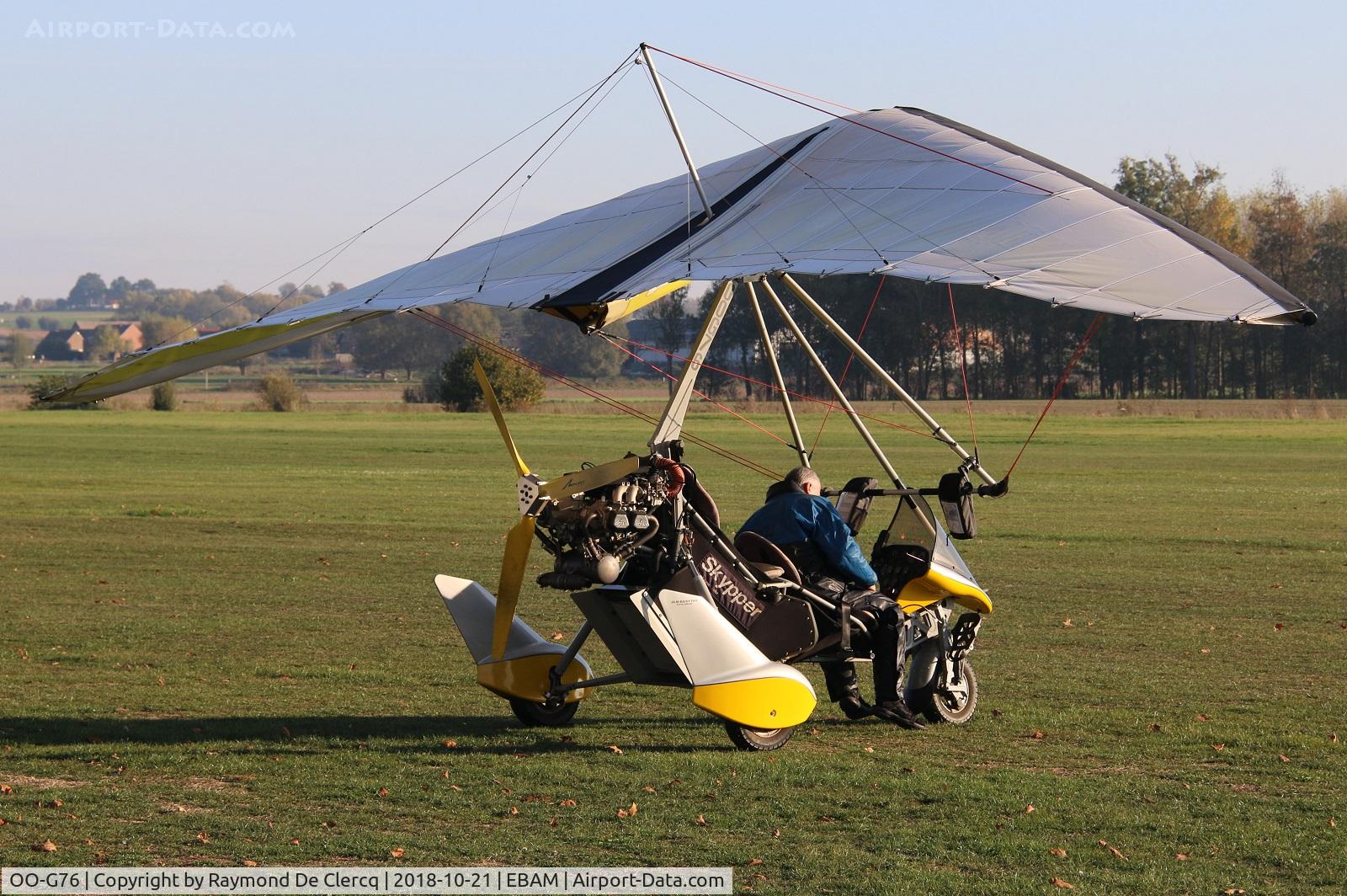 OO-G76, 2011 Air Creation Nuvi Skypper C/N T11013, At Amougies.