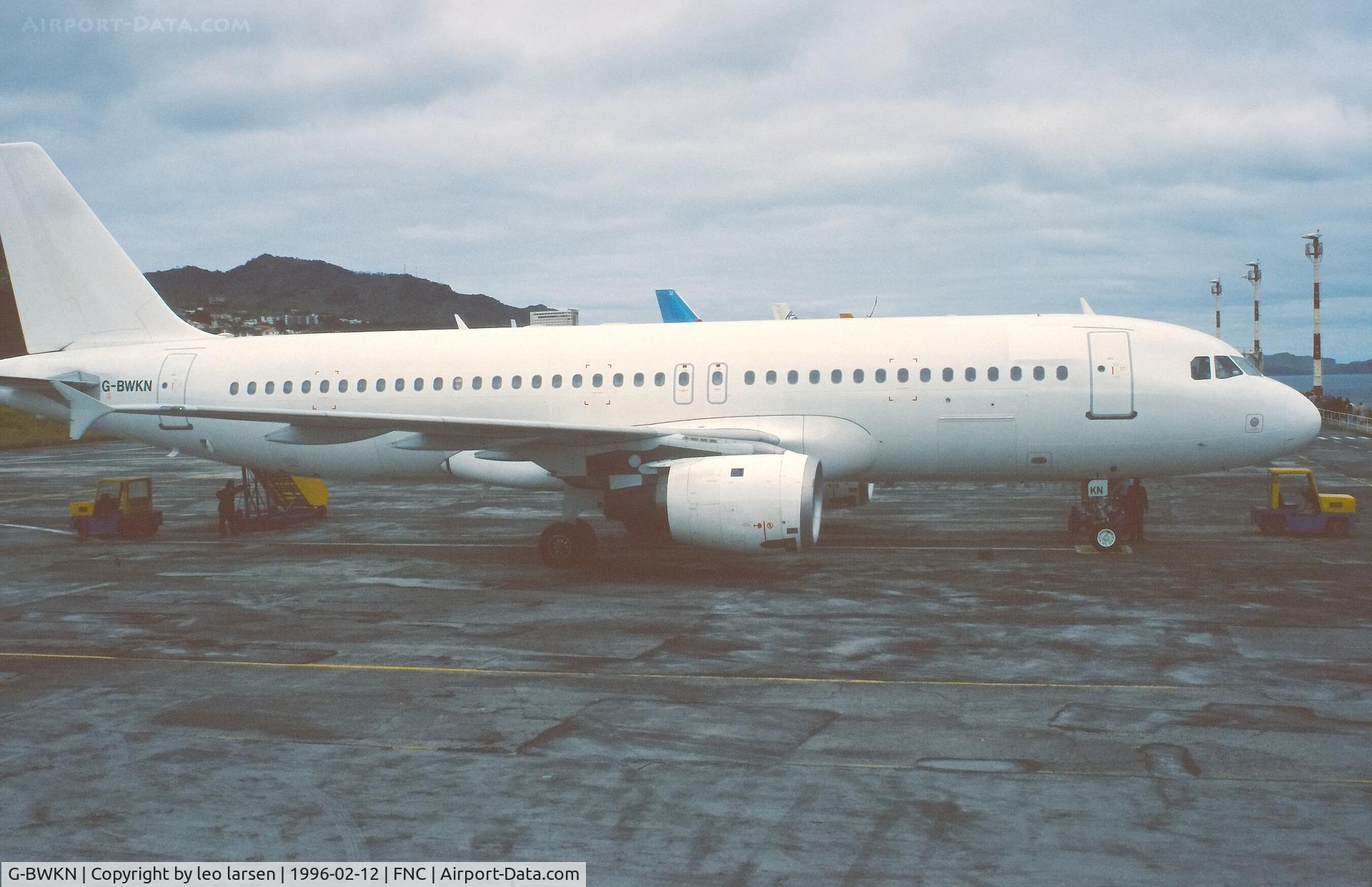 G-BWKN, 1991 Airbus A320-212 C/N 190, Funchal 12.2.1996