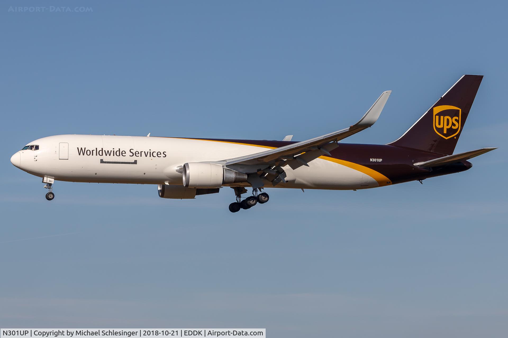 N301UP, 1995 Boeing 767-34AFER C/N 27239, N301UP - Boeing 767-34AF(ER)(WL) - United Parcel Service (UPS)