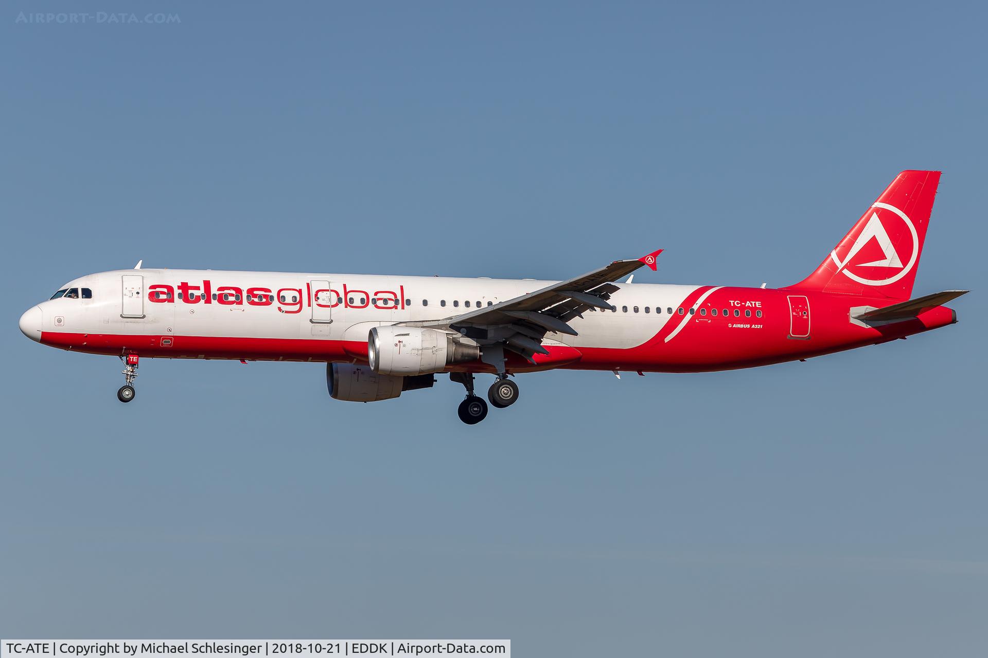 TC-ATE, 1997 Airbus A321-211 C/N 675, TC-ATE - Airbus A321-211 - AtlasGlobal