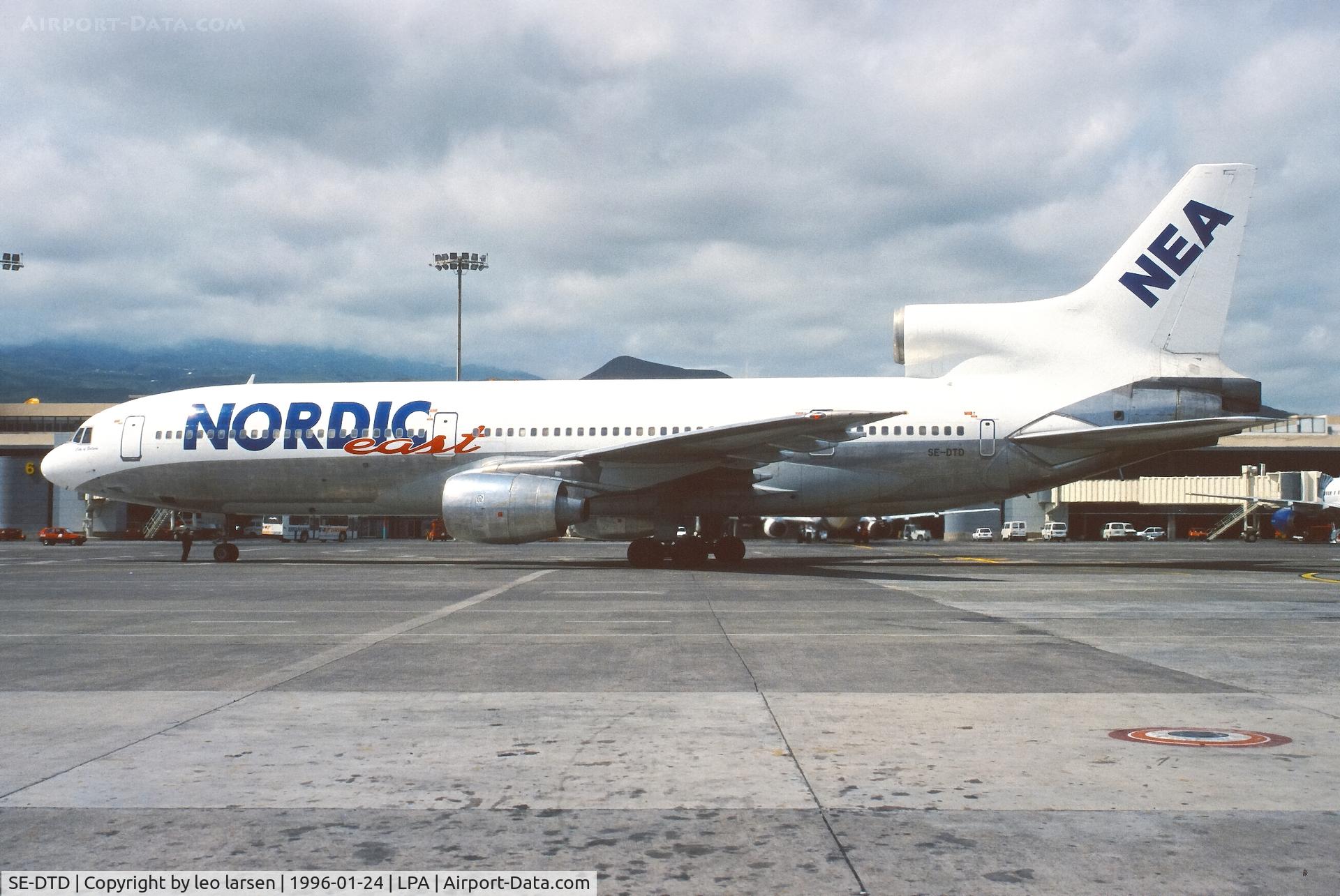 SE-DTD, 1973 Lockheed L-1011-385-1 TriStar 1 C/N 193R-1033, Las Palmas 24.1.1996