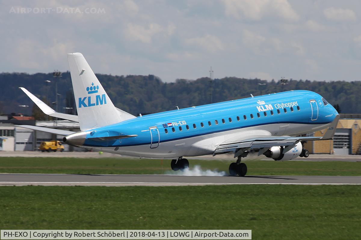 PH-EXO, 2017 Embraer 175STD (ERJ-170-200STD) C/N 17000668, PH-EXO @ LOWG