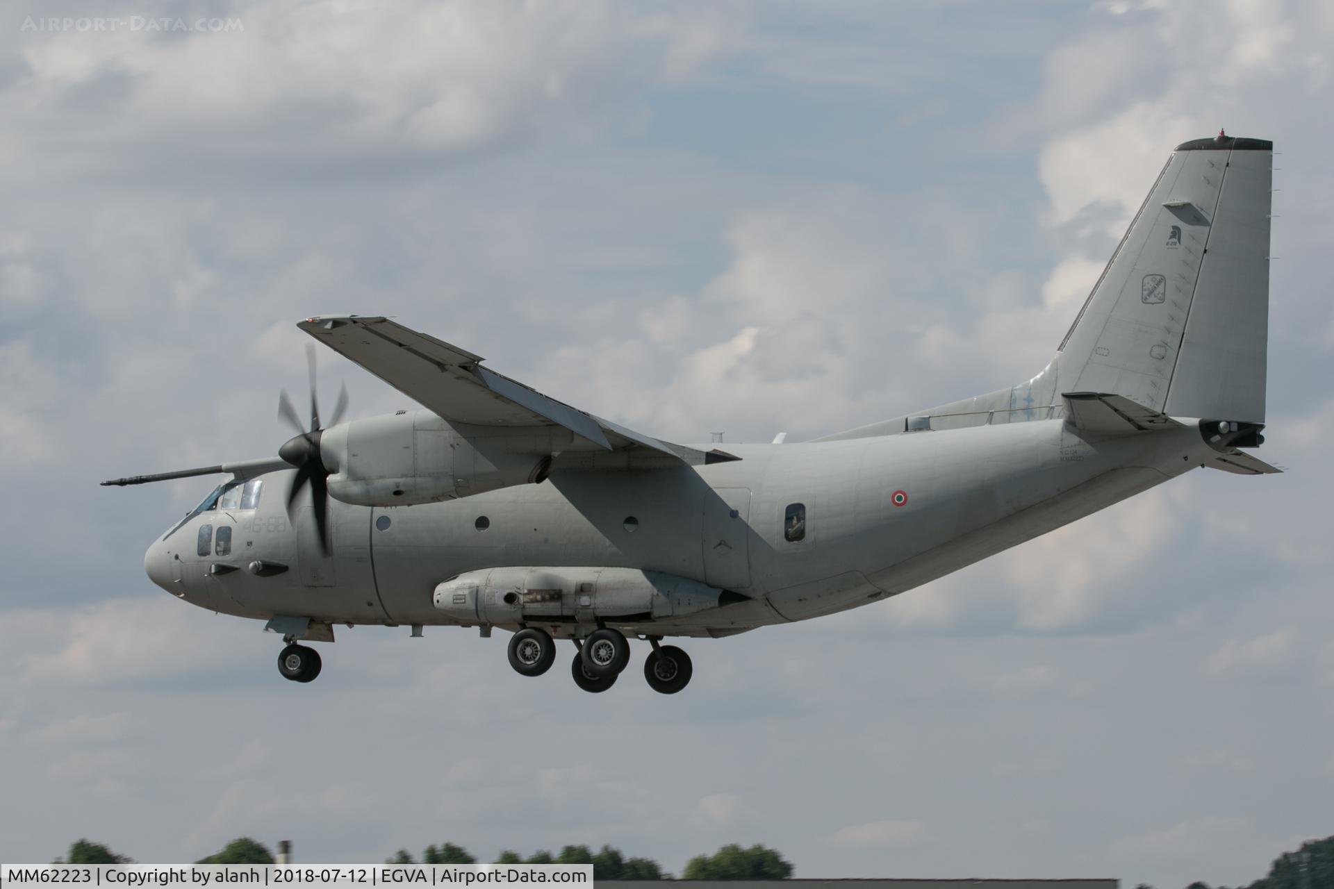 MM62223, Alenia C-27J Spartan C/N 134, Arrival at RIAT 2018