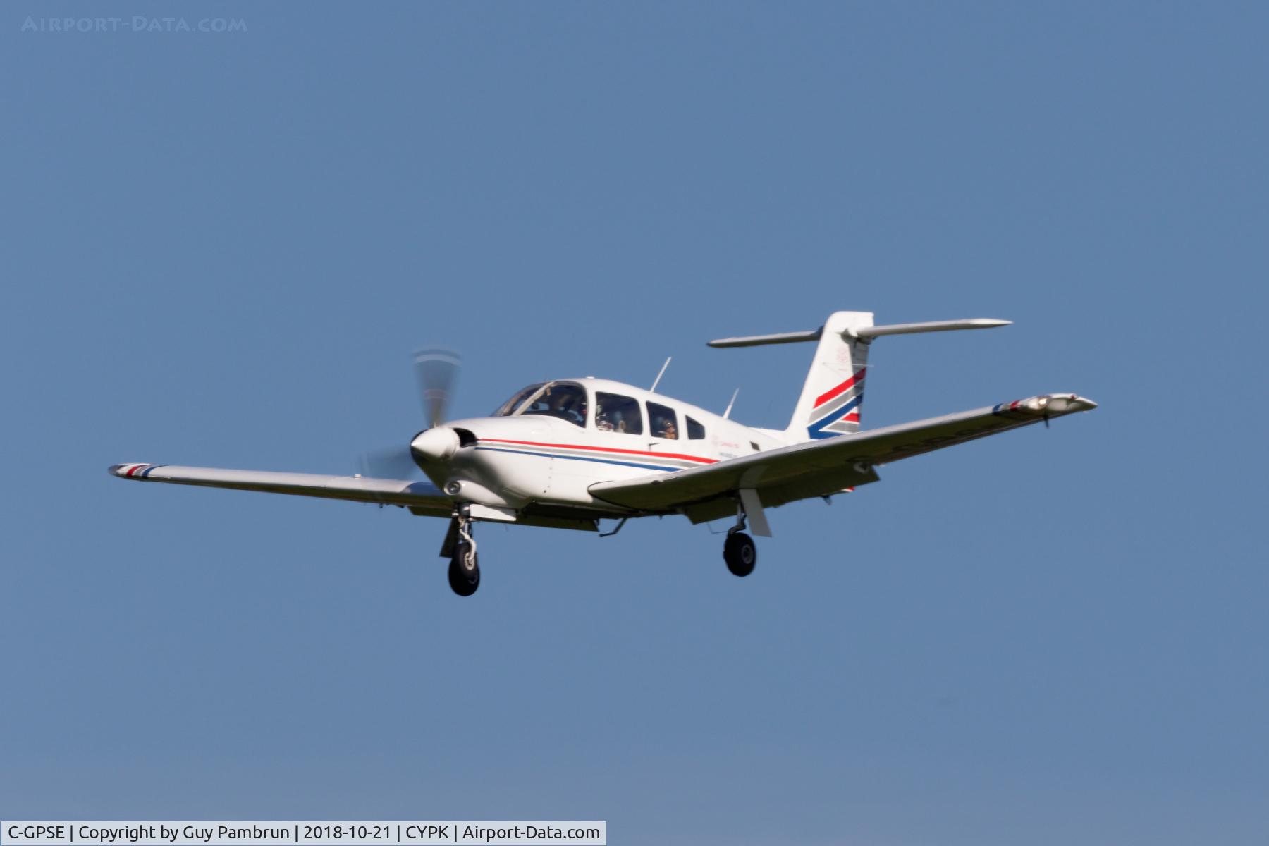 C-GPSE, 1981 Piper PA-28RT-201T Turbo Arrow IV C/N 28R-8131079, Landing
