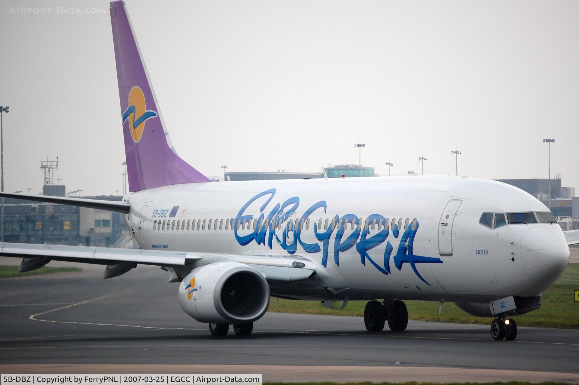 5B-DBZ, 2006 Boeing 737-8BK C/N 33030, Eurocypria B738 in MAN