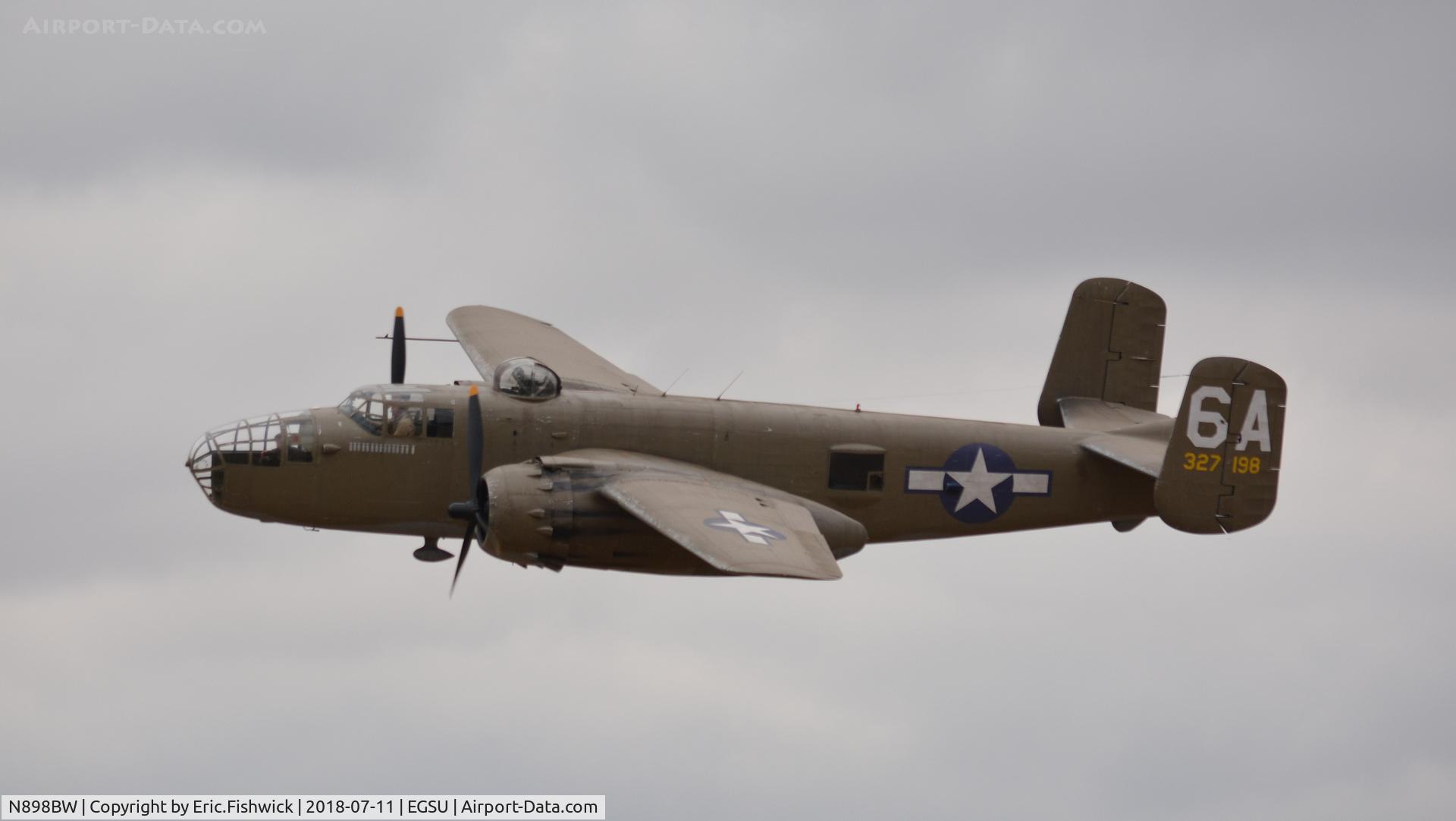 N898BW, 1945 North American TB-25N Mitchell C/N 108-47749 (45-8898), N898BW – at The Imperial War Museum, Duxford,  July. 2018.