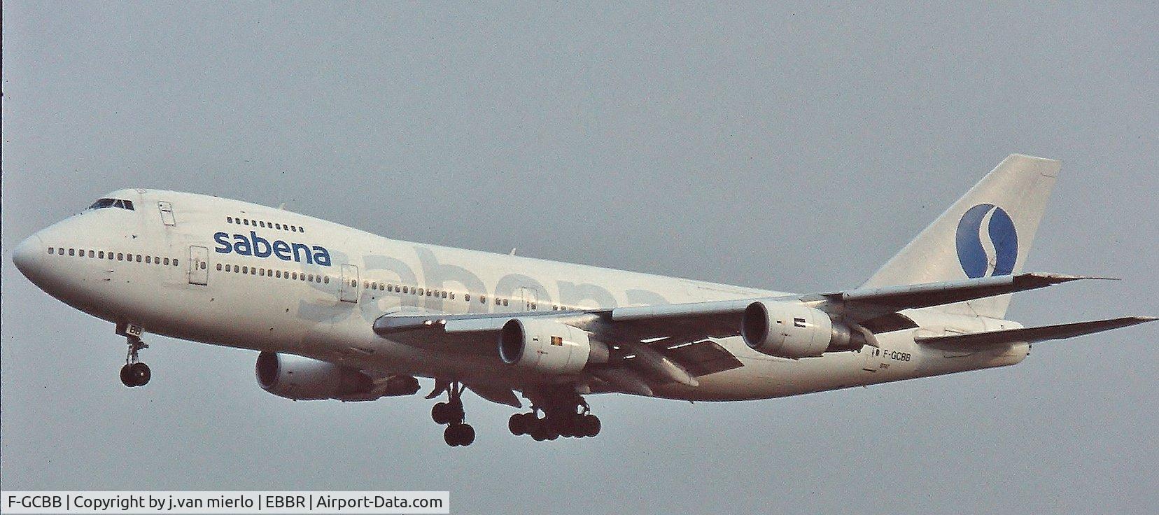 F-GCBB, 1980 Boeing 747-228BM C/N 22272, SABENA TECHNICS nickname 