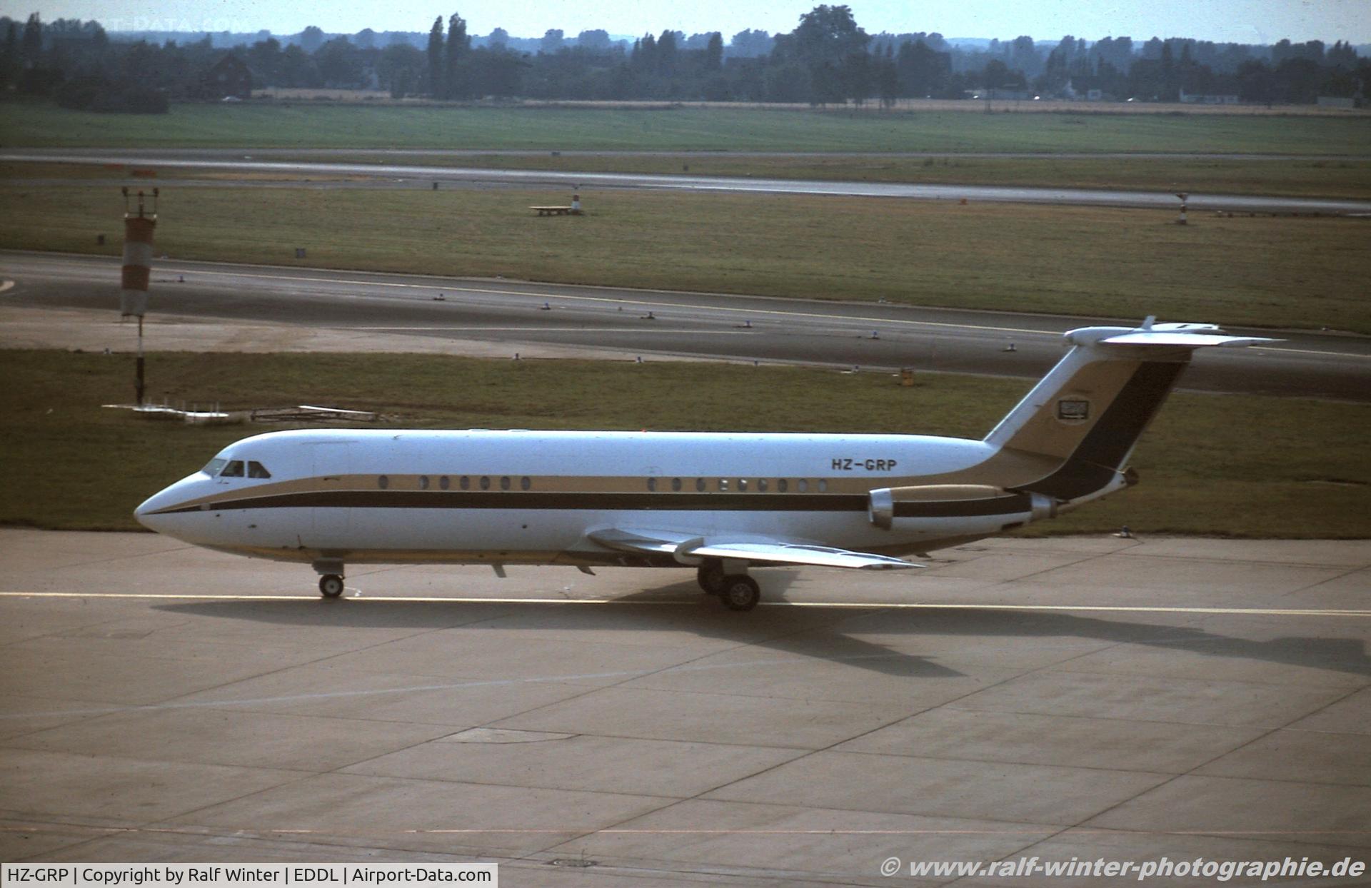HZ-GRP, 1966 BAC 111-401AK One-Eleven C/N BAC.060, BAC 111-401 - Saudi Research & Development - 067 - HZ-GRP - 1977 - DUS